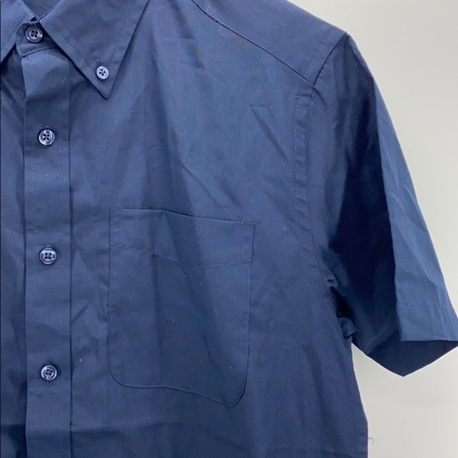 Port Authority Port Authority dark blue short sleeve button down uniform Size US M / EU 48-50 / 2 - 5 Thumbnail