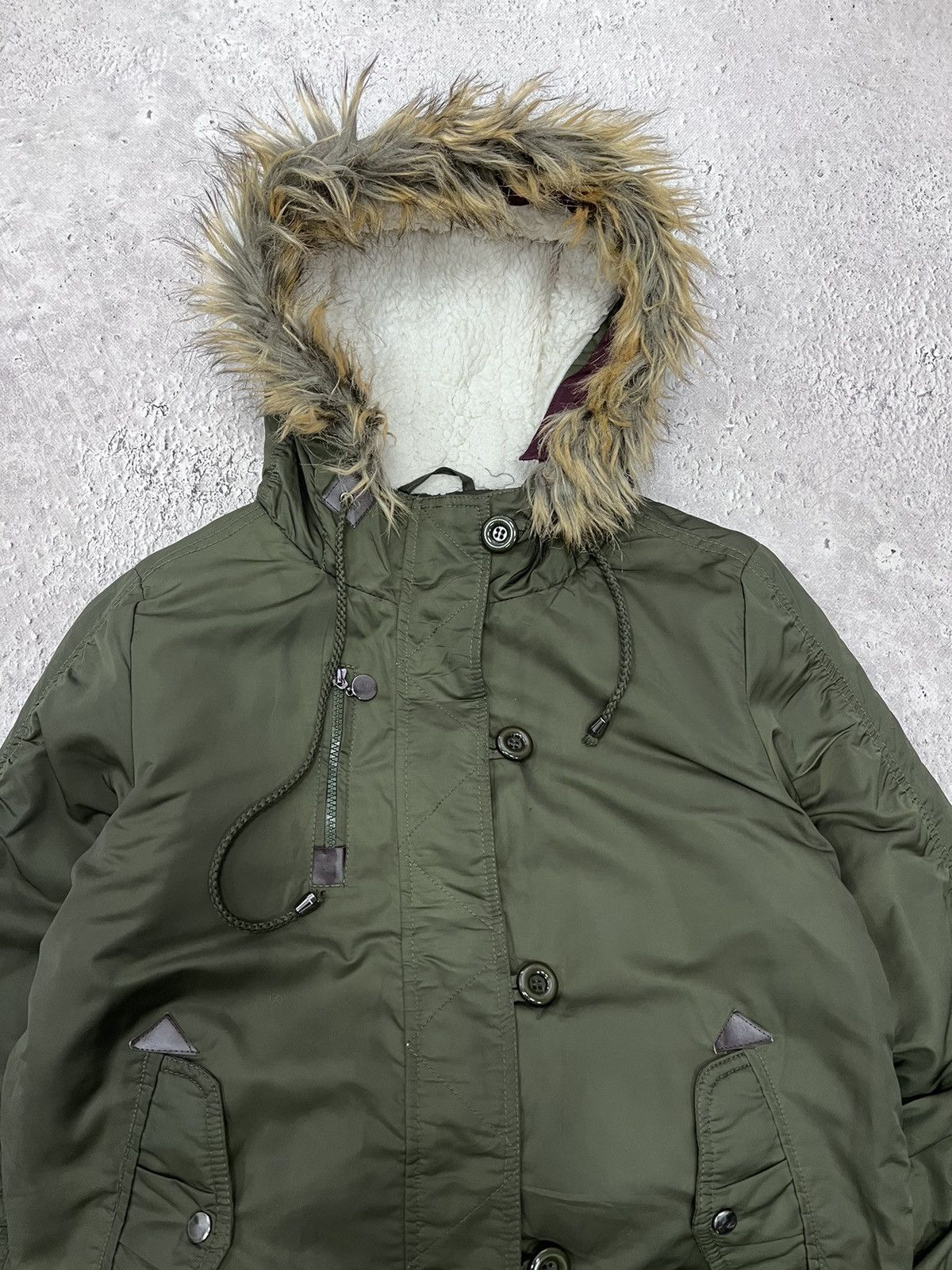 Hysteric Glamour × If Six Was Nine × Le Grande Bleu (L.G.B.) Japanese Punk Grunge Fur bomber STUDDED JACKET opium style Size US M / EU 48-50 / 2 - 5 Thumbnail