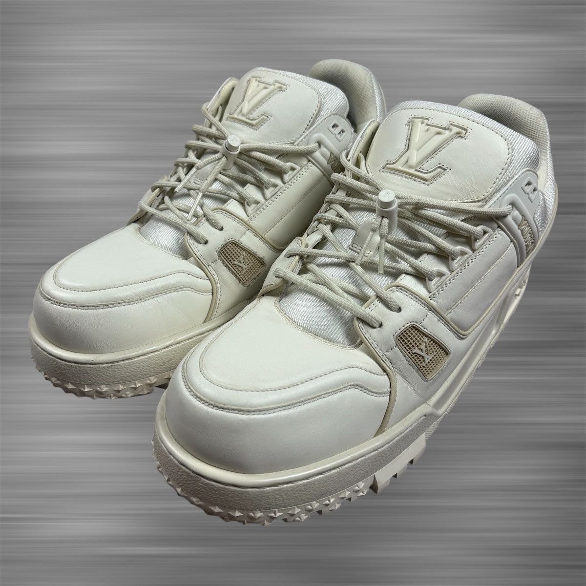Louis Vuitton Louis Vuitton LV Trainer Maxi ‘White’ Shoes Size US 12 / EU 45 - 1 Thumbnail