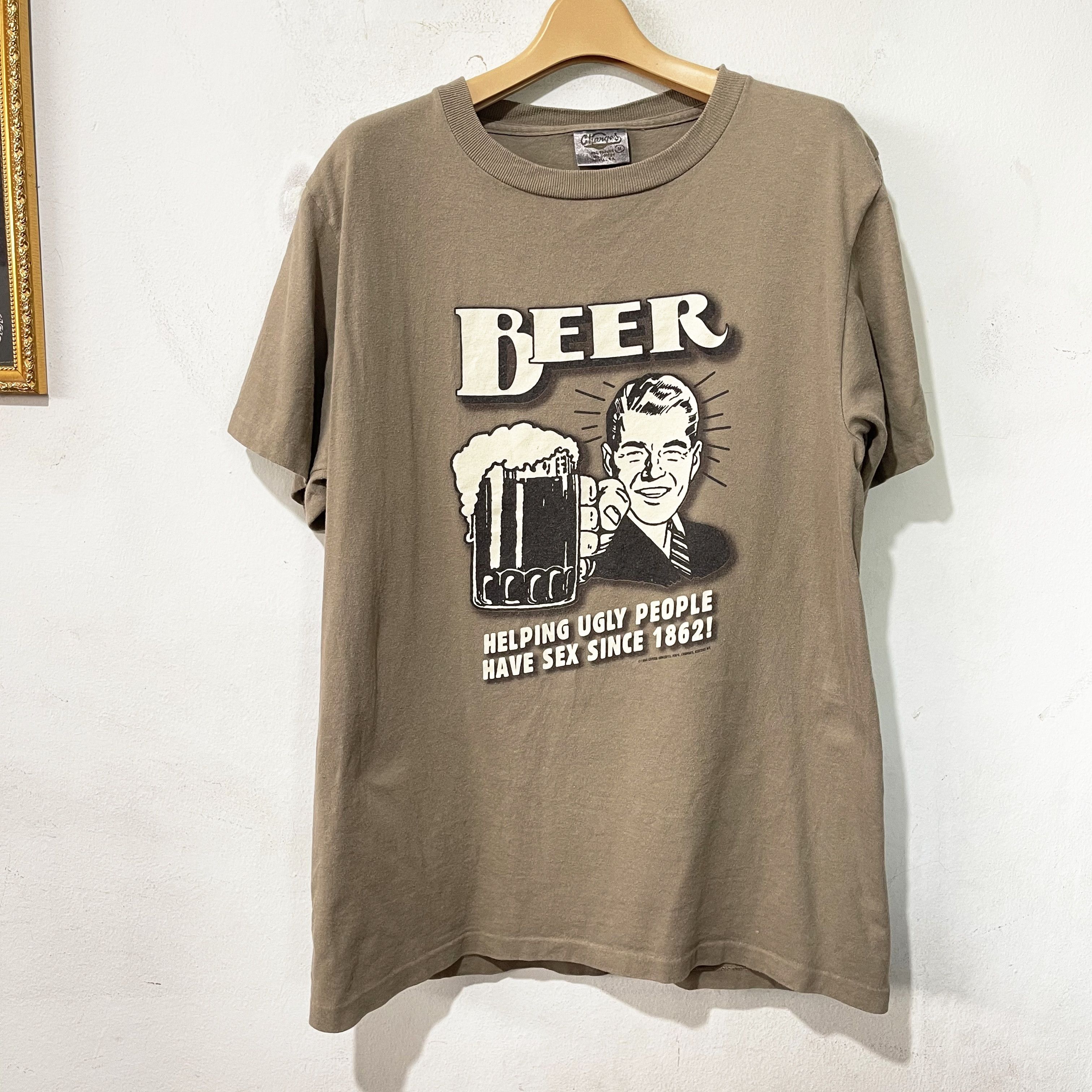 Vintage Vintage 90s Beer Humor T-Shirt Size US M / EU 48-50 / 2 - 1 Thumbnail