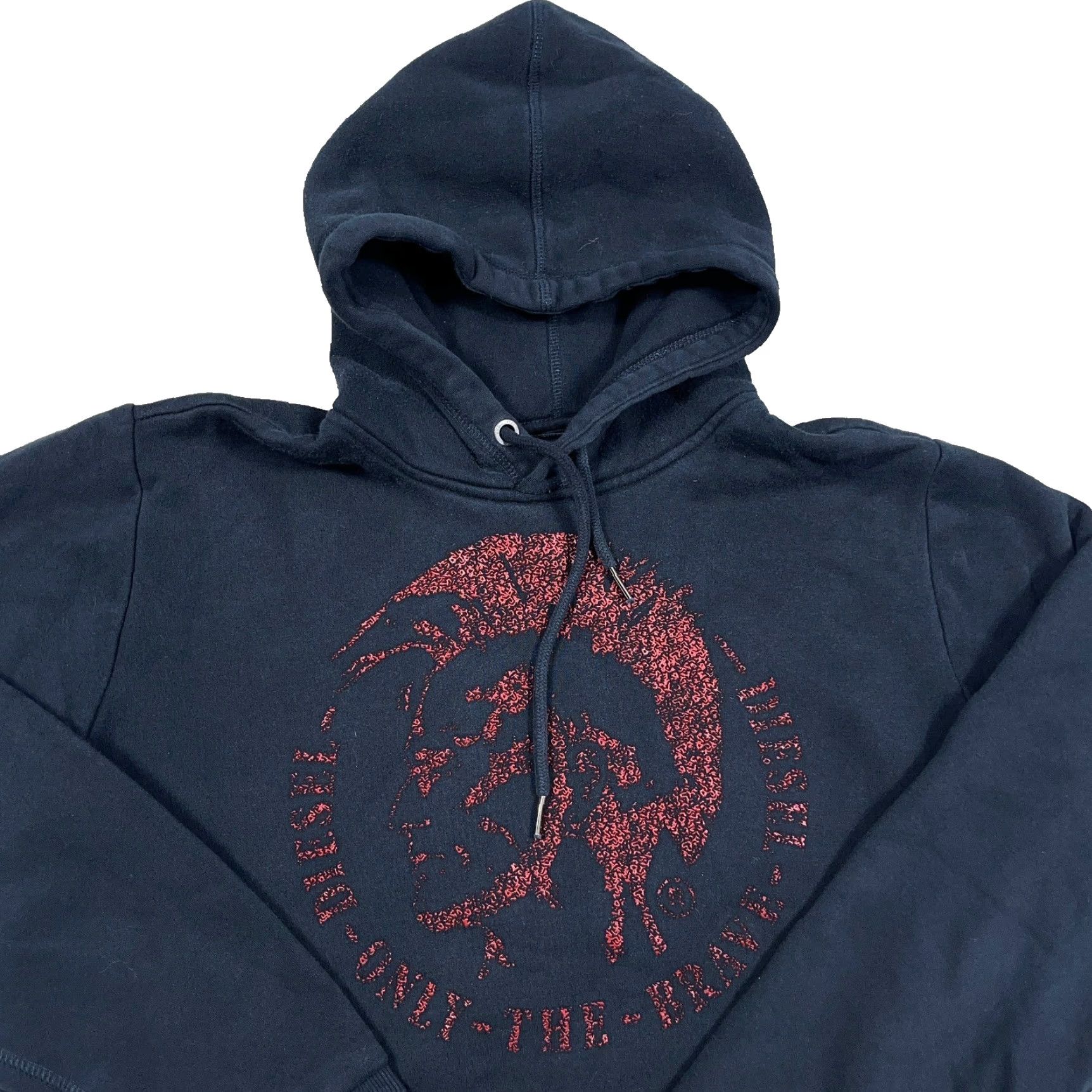 Diesel Diesel Hoodie Men Medium Black Red Logo Sweatshirt Y2K Retro Modern Sports Graphic Pullover Crew Neck Hooded Size US M / EU 48-50 / 2 - 2 Thumbnail