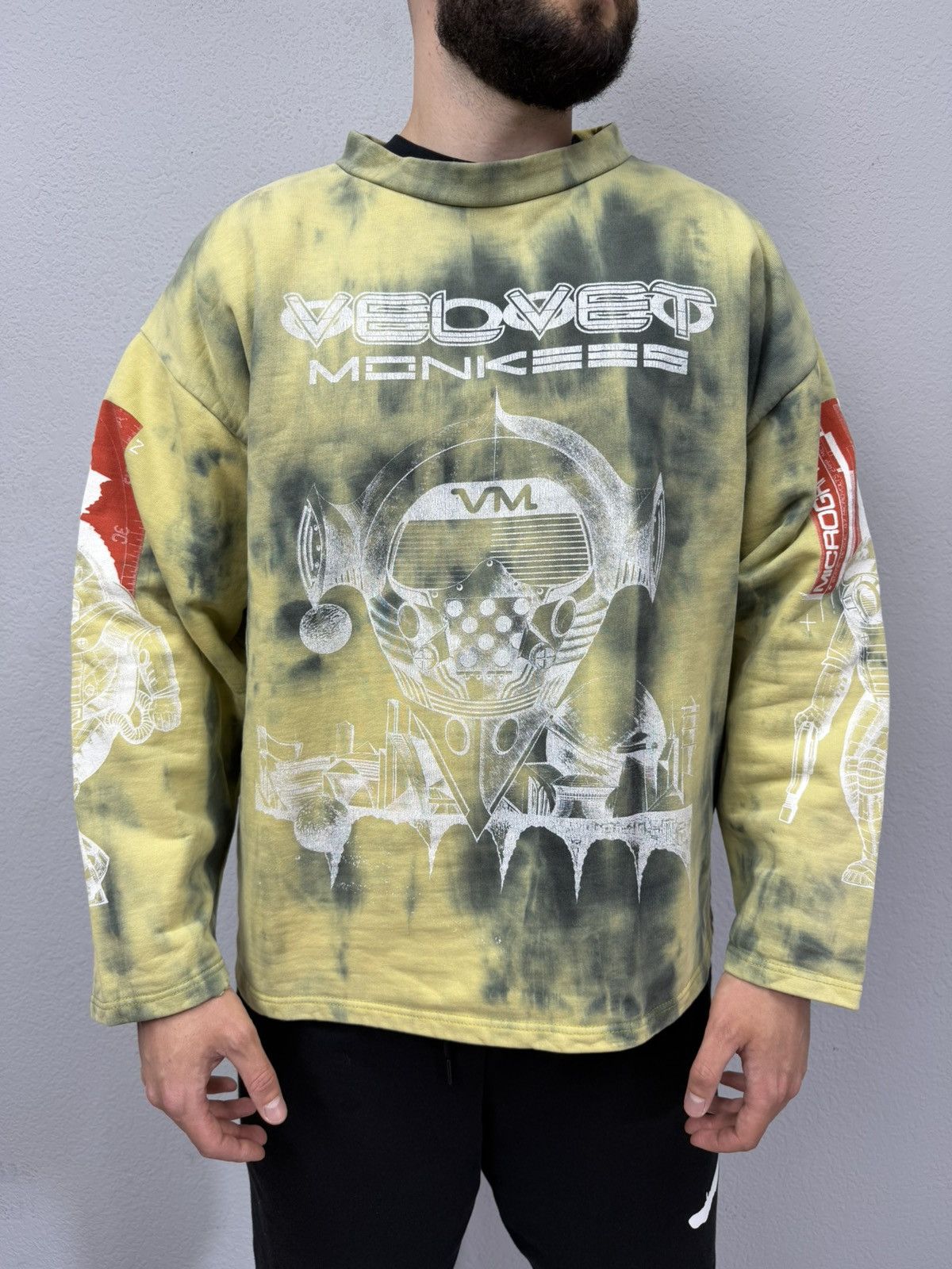 Other Vintage Velvet Monkees Tribal We Are Family 90s Sweatshirt Size US L / EU 52-54 / 3 - 2 Thumbnail