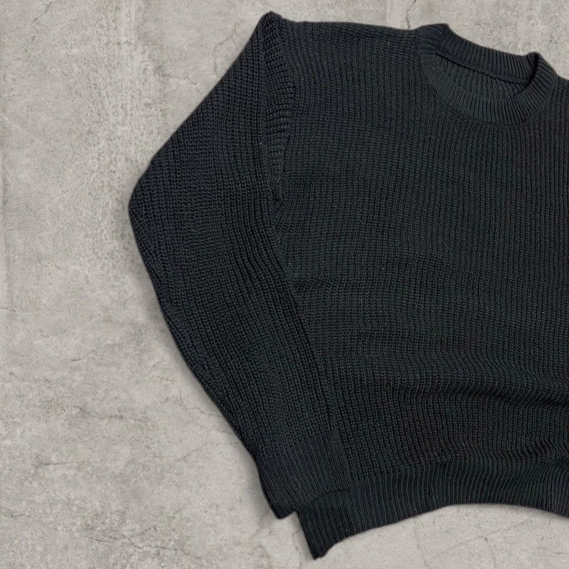Japanese Brand Vintage style knitted jumper sweater in blsck. Size L Size US M / EU 48-50 / 2 - 2 Thumbnail