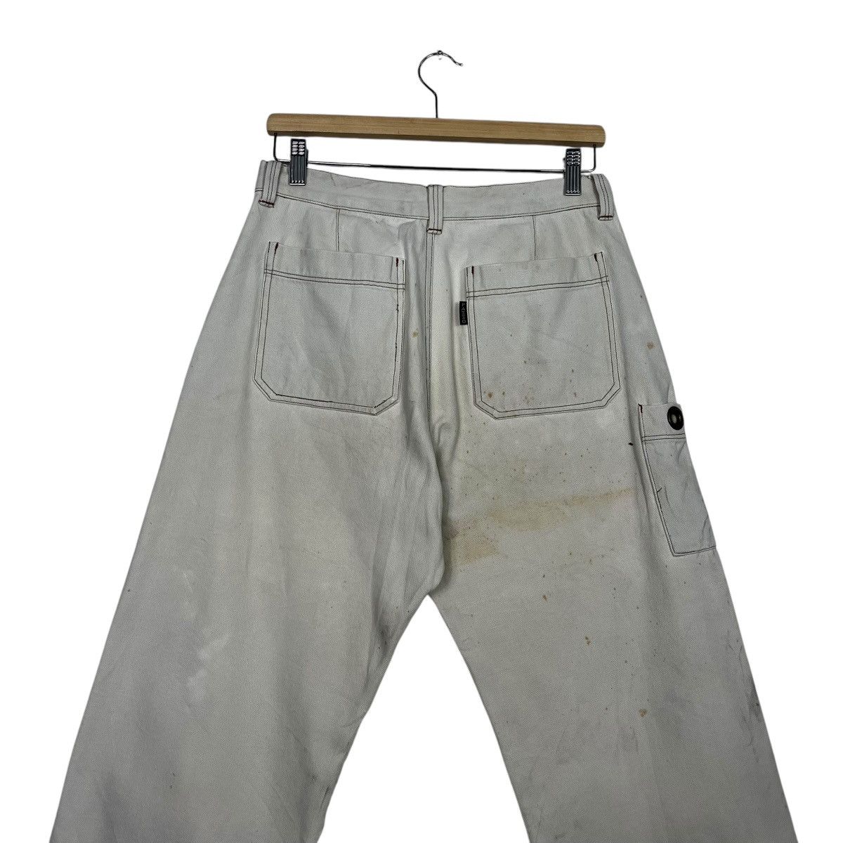 Japanese Brand Vintage Pazzo Workwear Denim Jeans Size US 30 / EU 46 - 9 Thumbnail