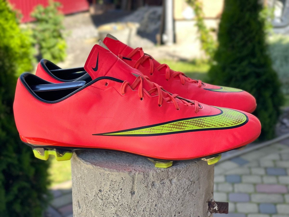 Nike NIKE MERCURIAL VELOCE II FG HYPER PUNCH 651618-690 US 11 Size US 11 / EU 44 - 2 Thumbnail
