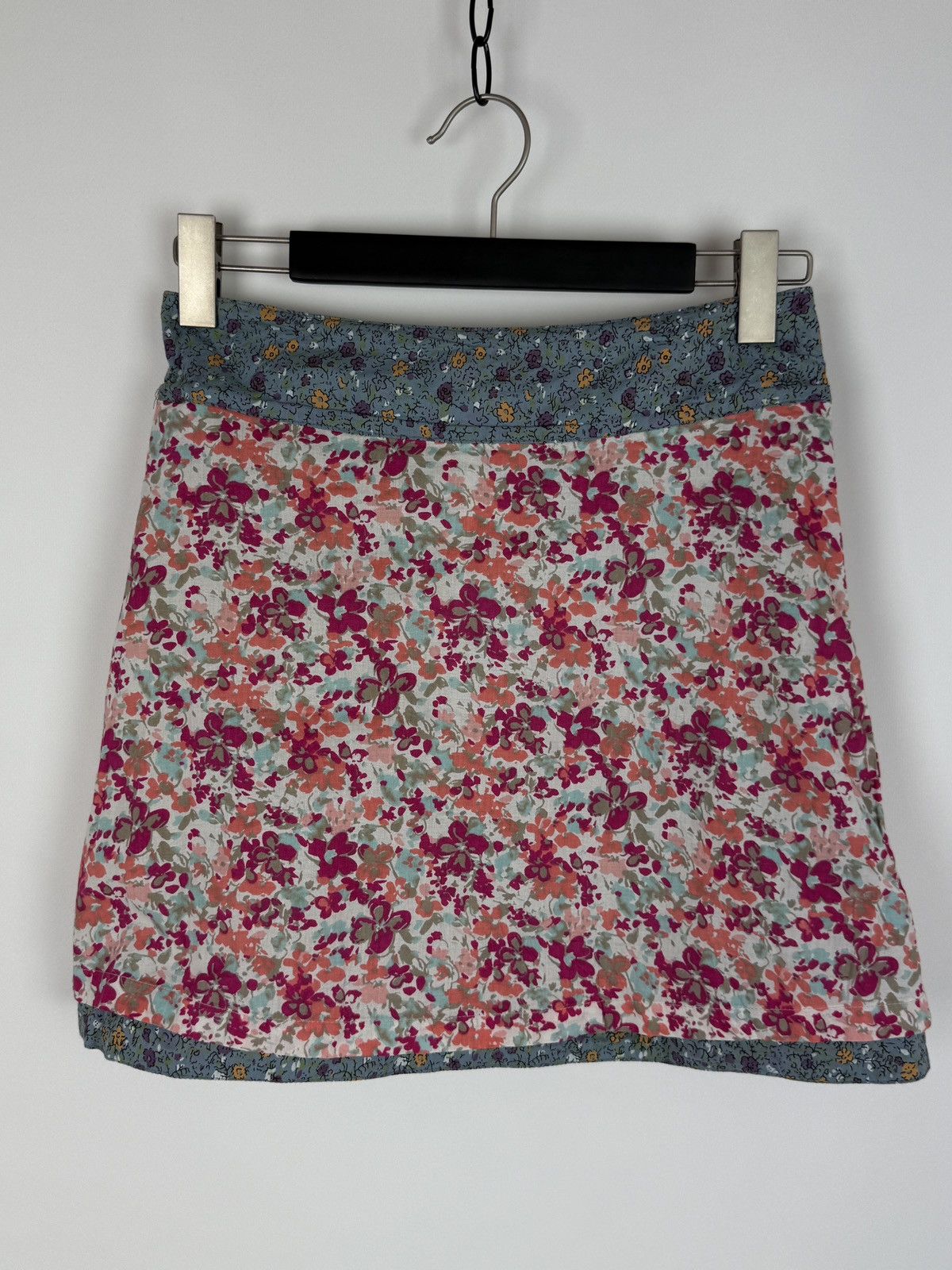 Vintage Y2K Vintage Moshiki & Nijens Patchwork Reversible Mini Skirt Size 30" / US 8 / IT 44 - 7 Thumbnail