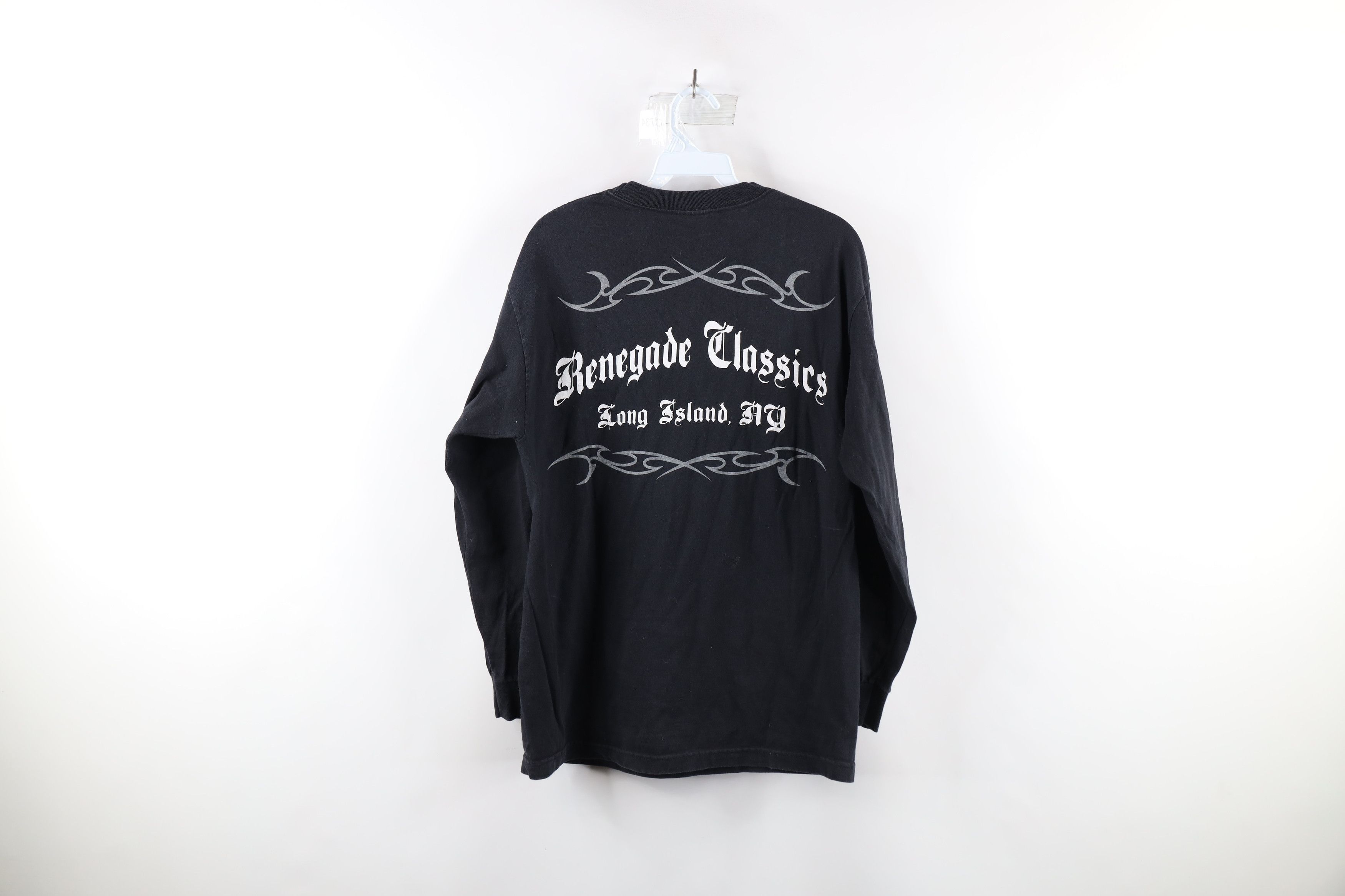 Vintage Vintage Y2K Streetwear Cross Motorcycle Long Sleeve T-Shirt Size US M / EU 48-50 / 2 - 10 Thumbnail