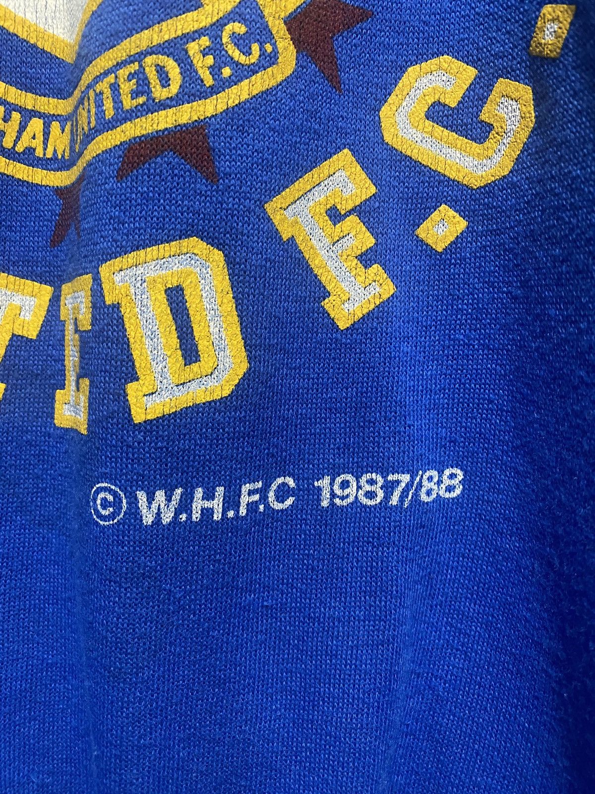 Vintage Vintage west ham united fc ultra rare crawneck 80s Size US L / EU 52-54 / 3 - 5 Thumbnail