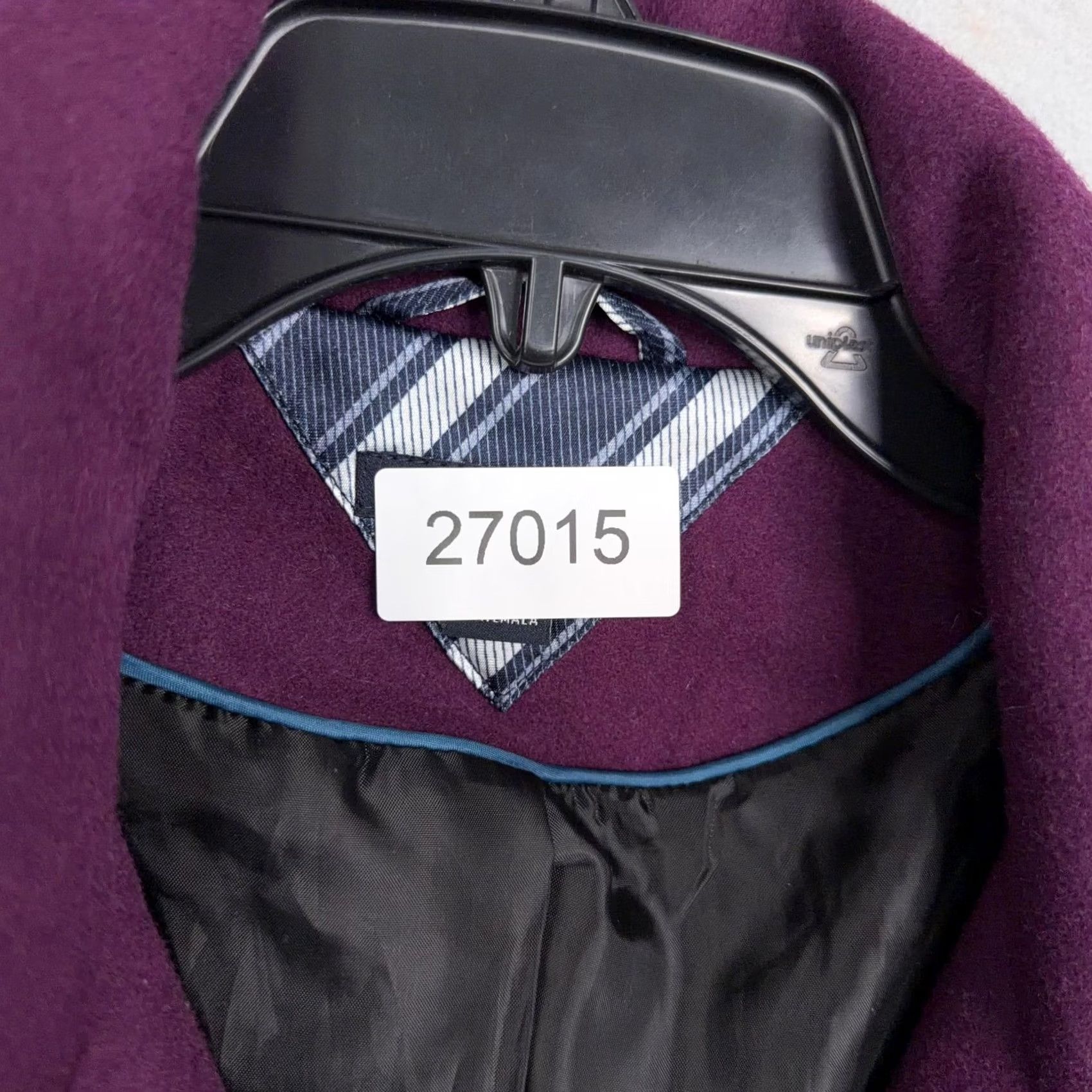 Tommy Hilfiger Tommy Hilfiger Coat Womens 6 Purple Wool Pea Mid Length Button Front Winter Mens? Size M / US 6-8 / IT 42-44 - 8 Thumbnail