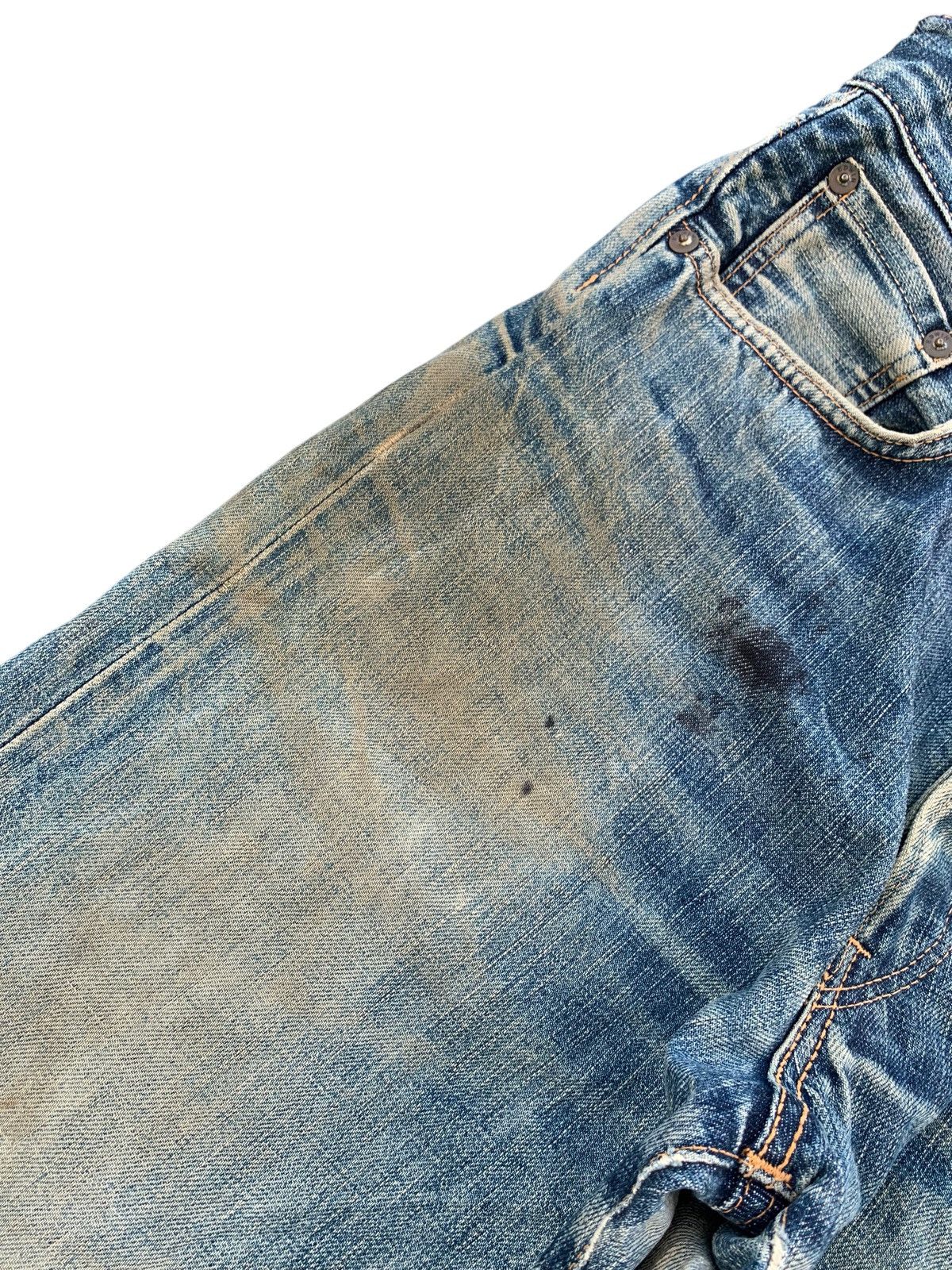 Kapital VINTAGE EDWIN 505XX SELVEDGE RUSTY MUDWASH DISTRESSED DENIM Size US 29 - 17 Thumbnail