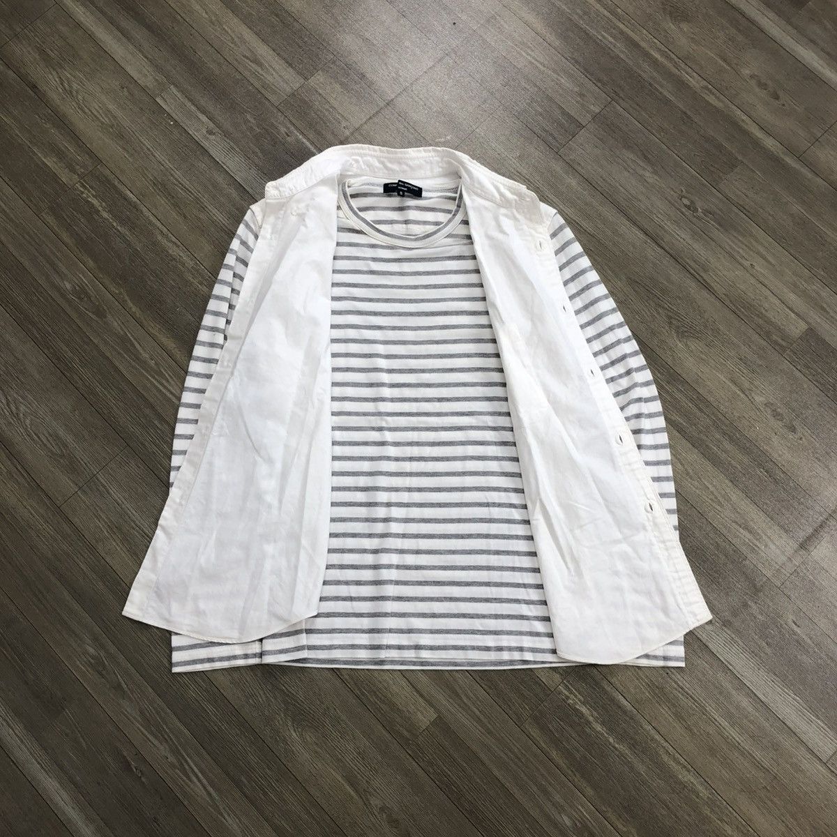 Comme des Garcons Homme SS11 Comme des Garcons Homme CDG Striped Long Sleeve Shirt Size US S / EU 44-46 / 1 - 3 Thumbnail