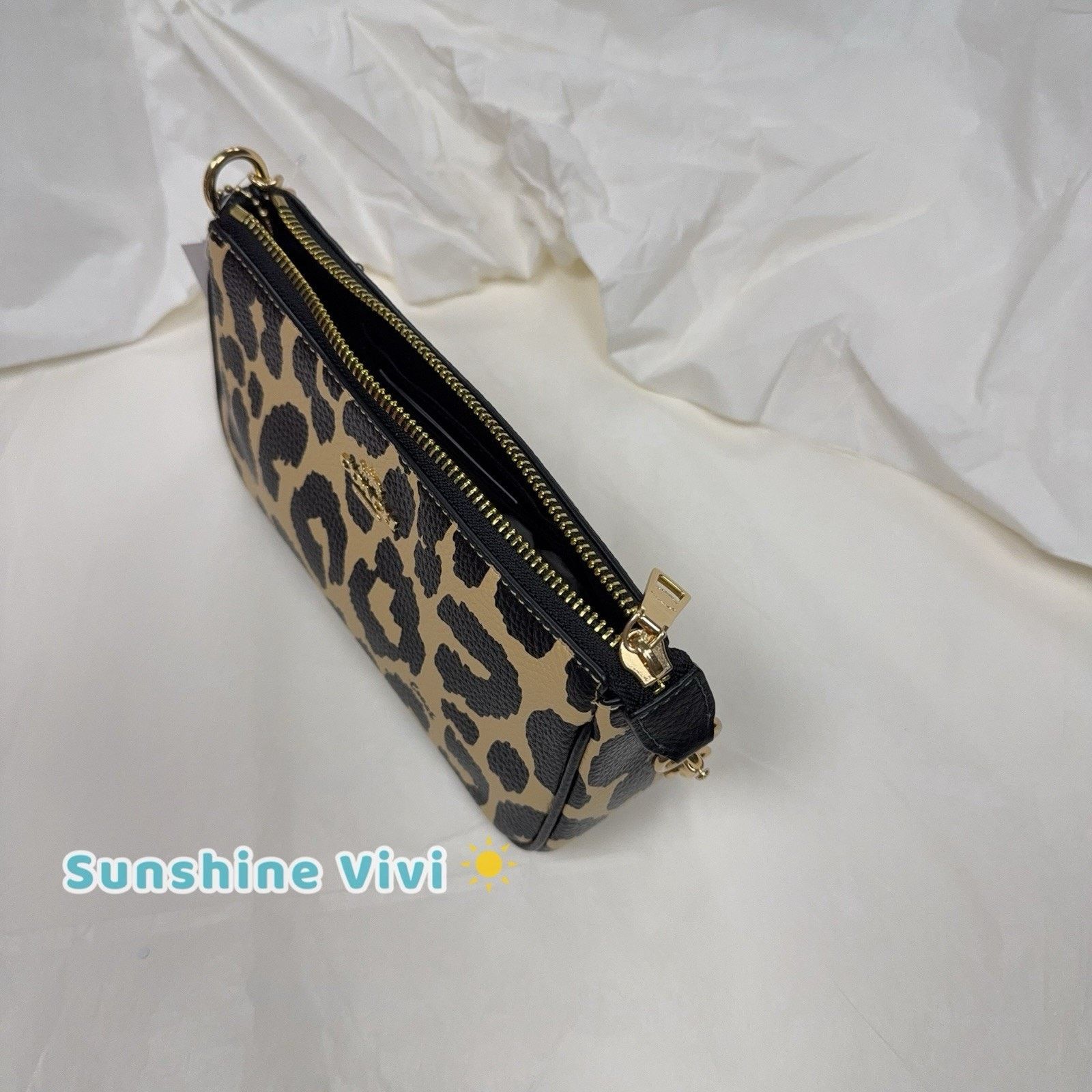 Coach NWT Coach Nolita 19 Shoulder Bag Leopard CBM66 Gold/Leopard Size ONE SIZE - 3 Thumbnail