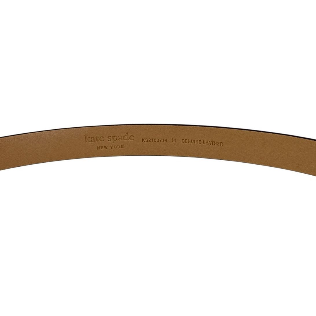 Kate Spade Kate Spade enamel logo plaque belt Carousel Pink Medium Size ONE SIZE - 4 Thumbnail