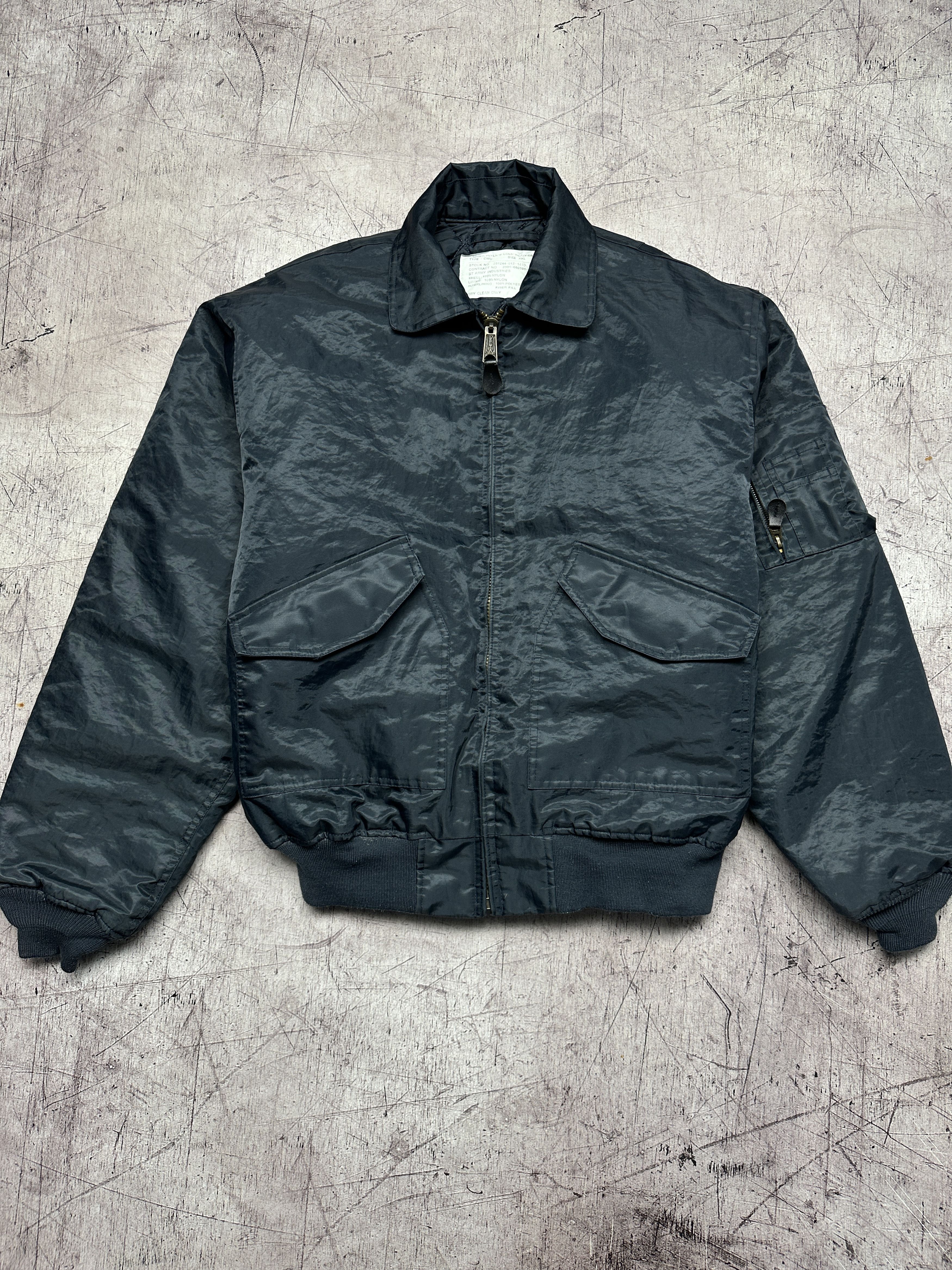 Japanese Brand × Vintage Y2K Ma-1 Bomber H.P.S Jacket Flyers CWU