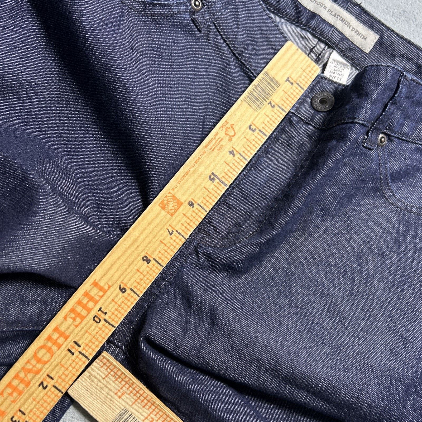 Chicos Y2k 2000s Deadstock Beyond Baggy Jeans Womens 15 32x31 Wide Size 32" / US 10 / IT 46 - 13 Thumbnail