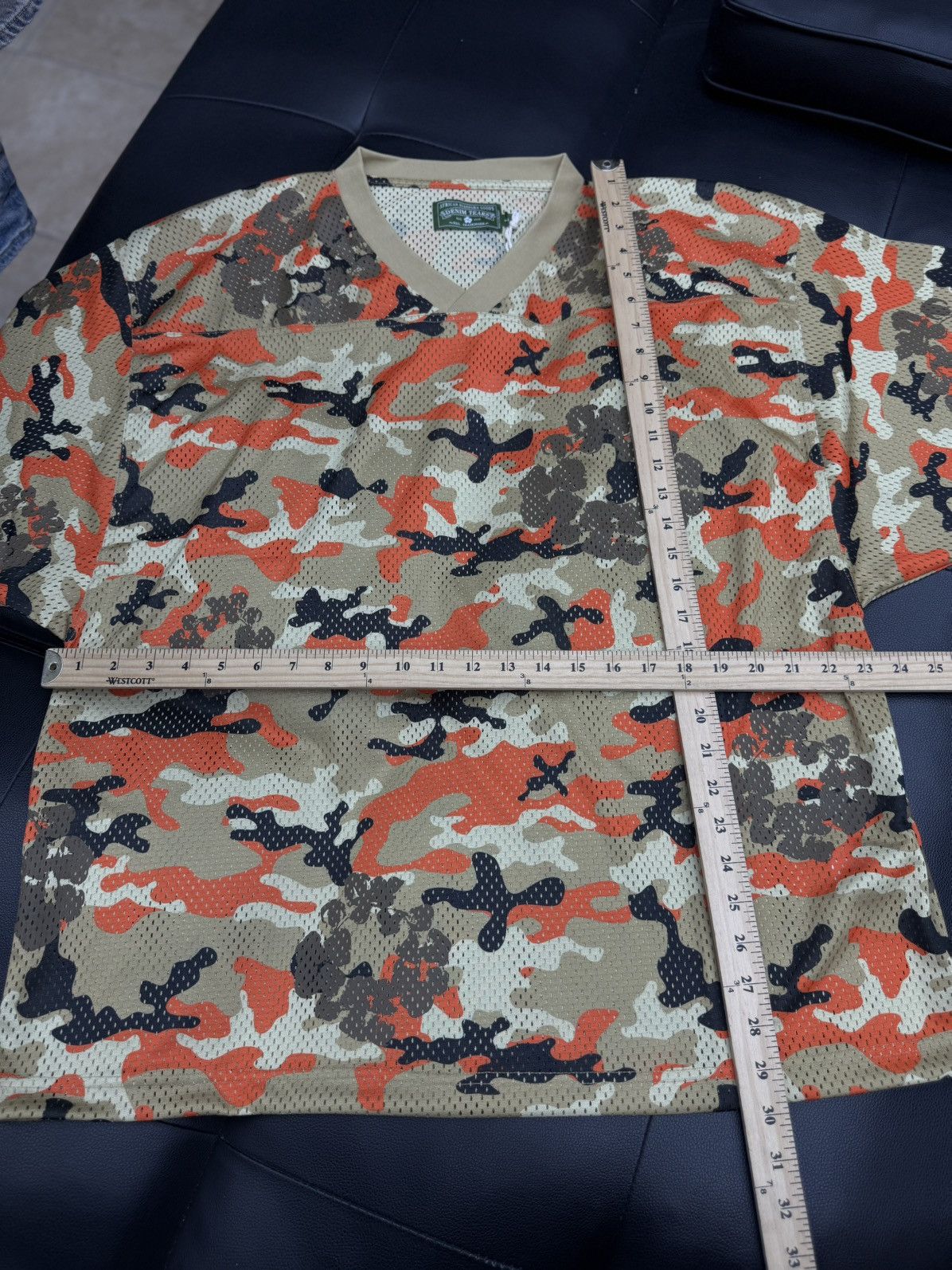DENIM TEARS Denim Tears Tan Orange Camo Cotton Wreath Jersey (L) (NEW) Size US L / EU 52-54 / 3 - 11 Thumbnail