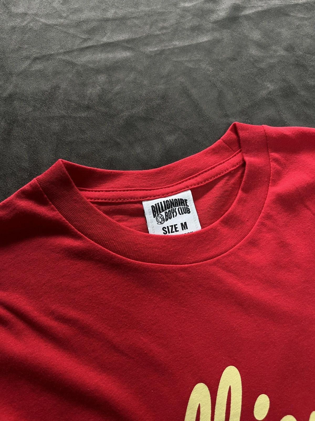 Billionaire Boys Club Rare Billionaire Boys Club BBC Flip Script T-Shirt Red M Size US M / EU 48-50 / 2 - 2 Thumbnail