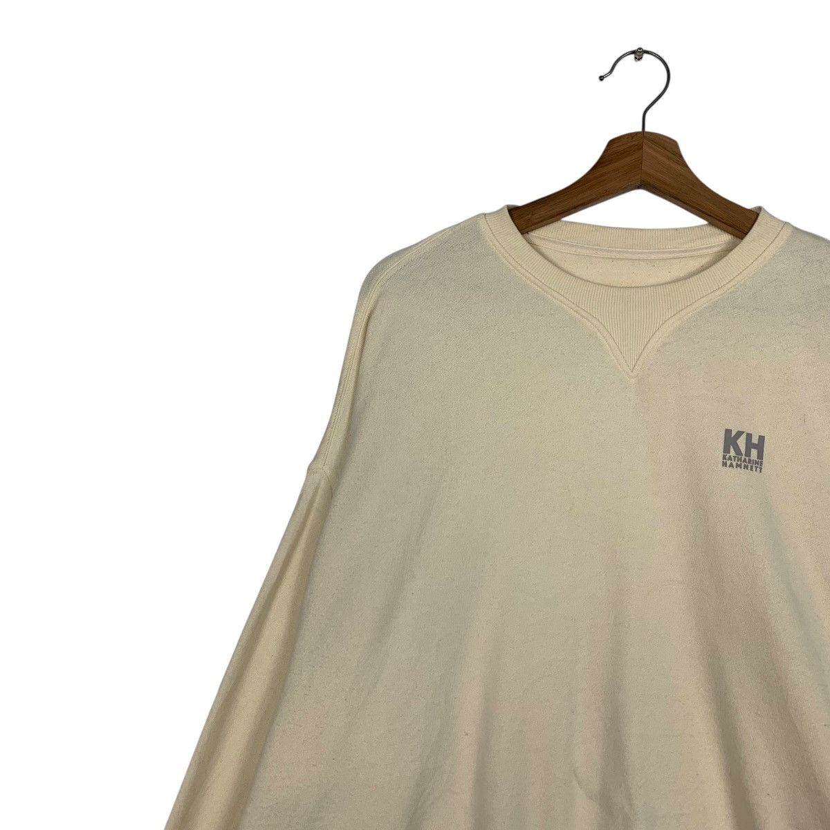 Katharine Hamnett London KATHARINE HAMNETT Small Logo Crewneck Sweatshirt #3625-C166 Size US M / EU 48-50 / 2 - 3 Thumbnail