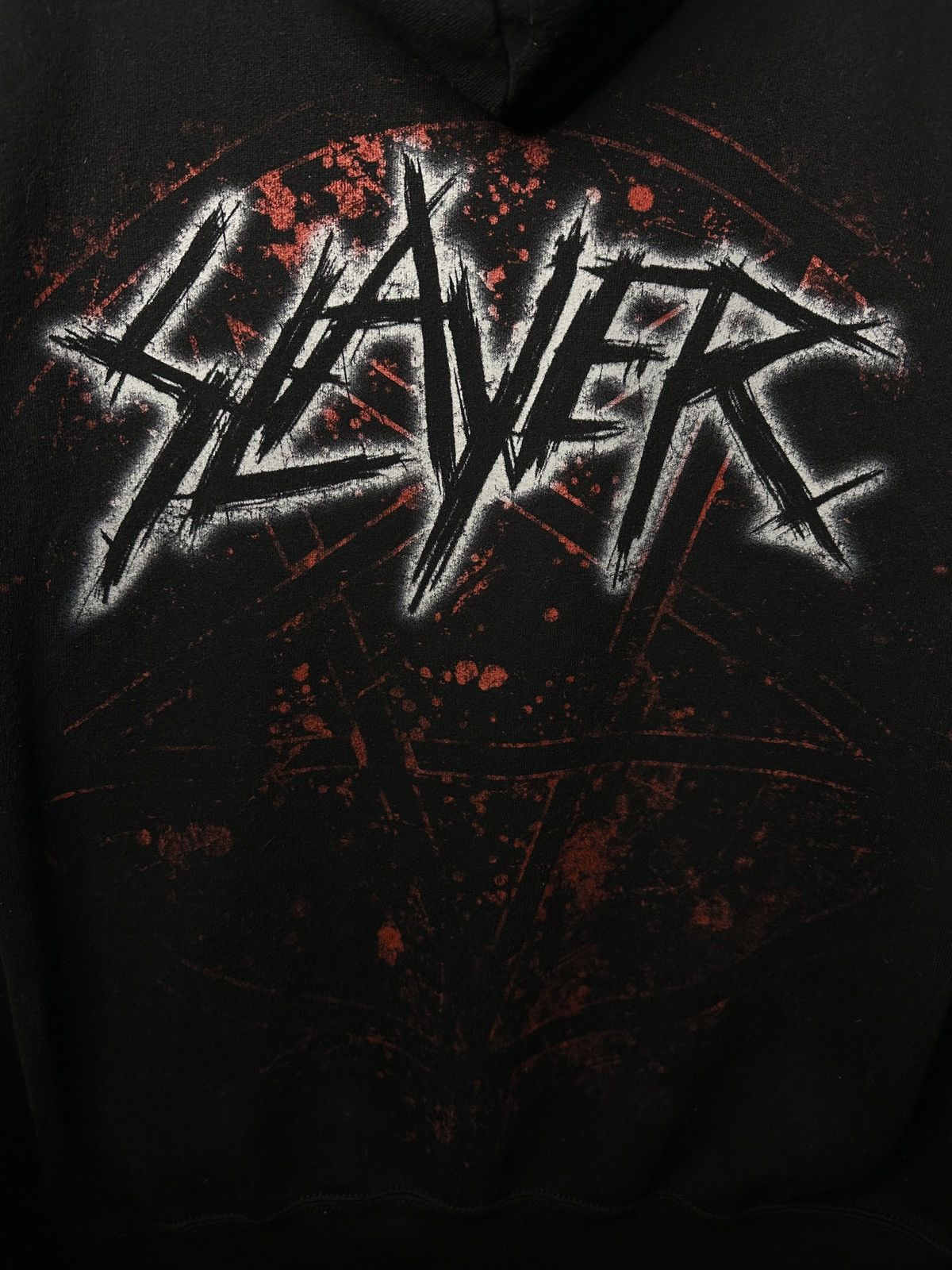 Band Tees Rare Vintage Hoodie Slayer two big logo Anarchy Size US L / EU 52-54 / 3 - 8 Thumbnail