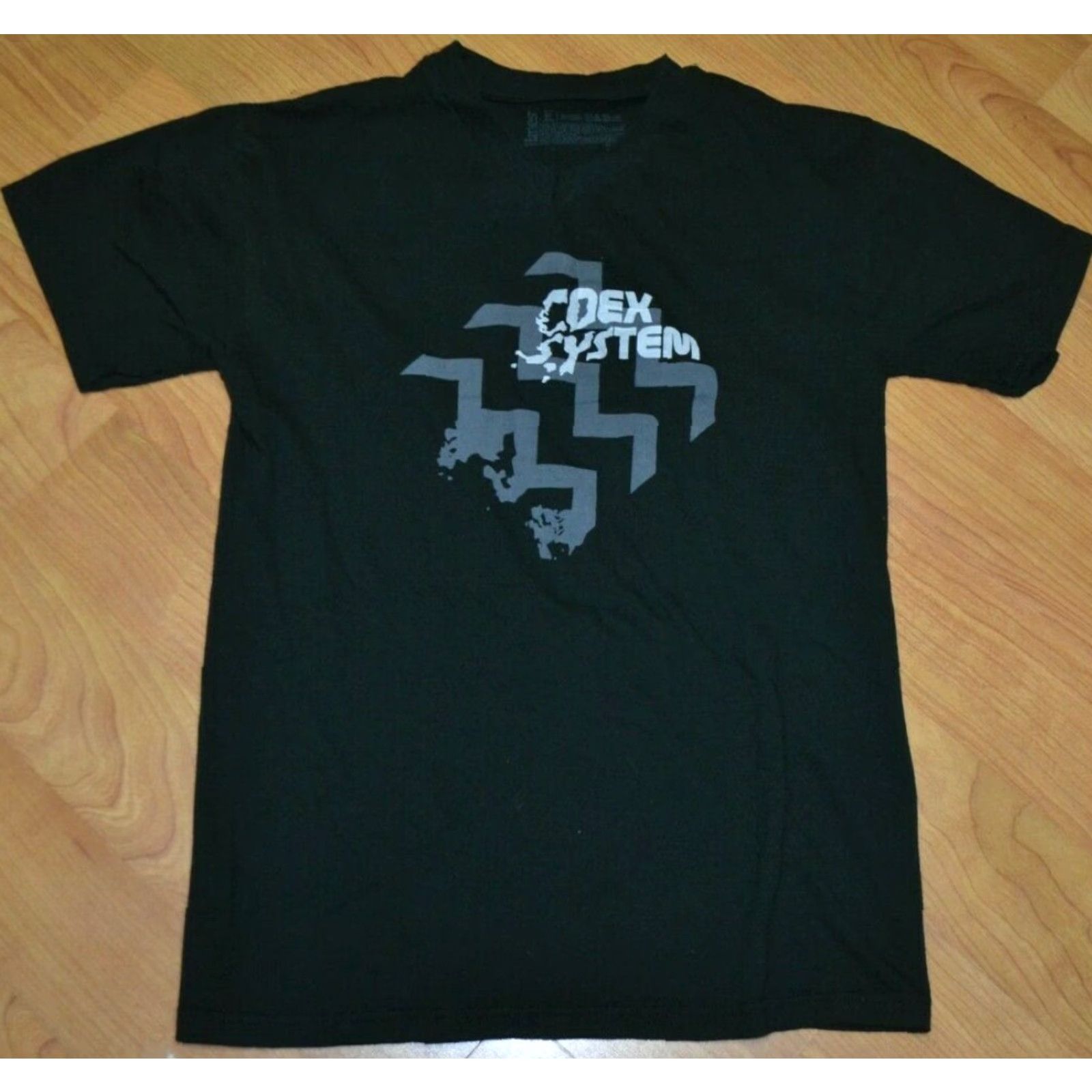Hanes Hanes Coex System T-Shirt Black V-Neck Short Sleeve 90s Band Graphic Tee 100% Cotton Small Mens Mens? Size US S / EU 44-46 / 1 - 2 Thumbnail