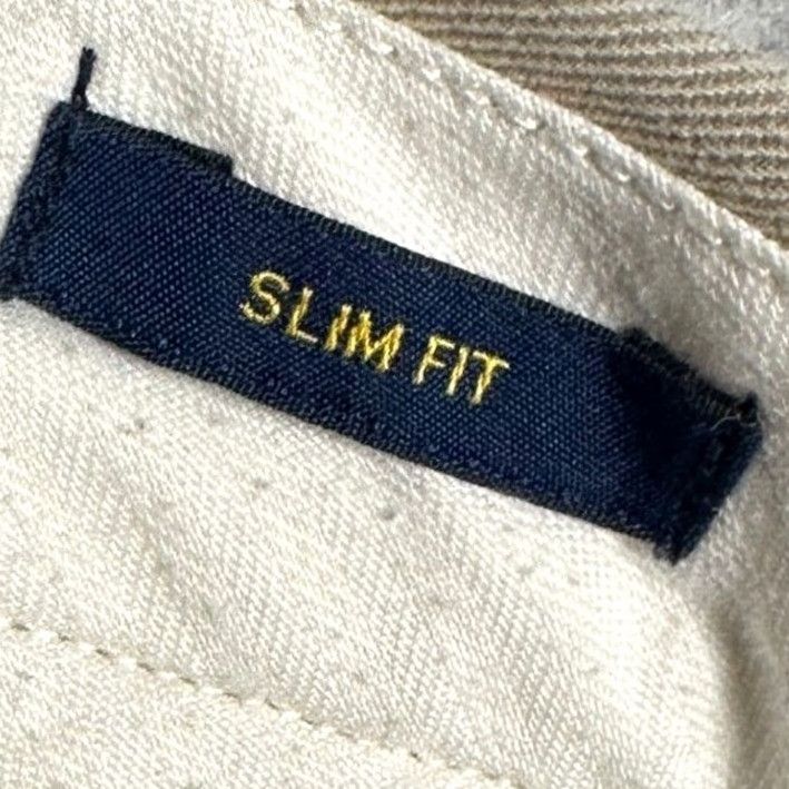 Polo Ralph Lauren Polo Ralph Lauren Pants Slim Fit Khakis Tan Beige 34 x 30 Flat Front Chino Men Casual Business Travel Size US S / EU 44-46 / 1 - 4 Thumbnail