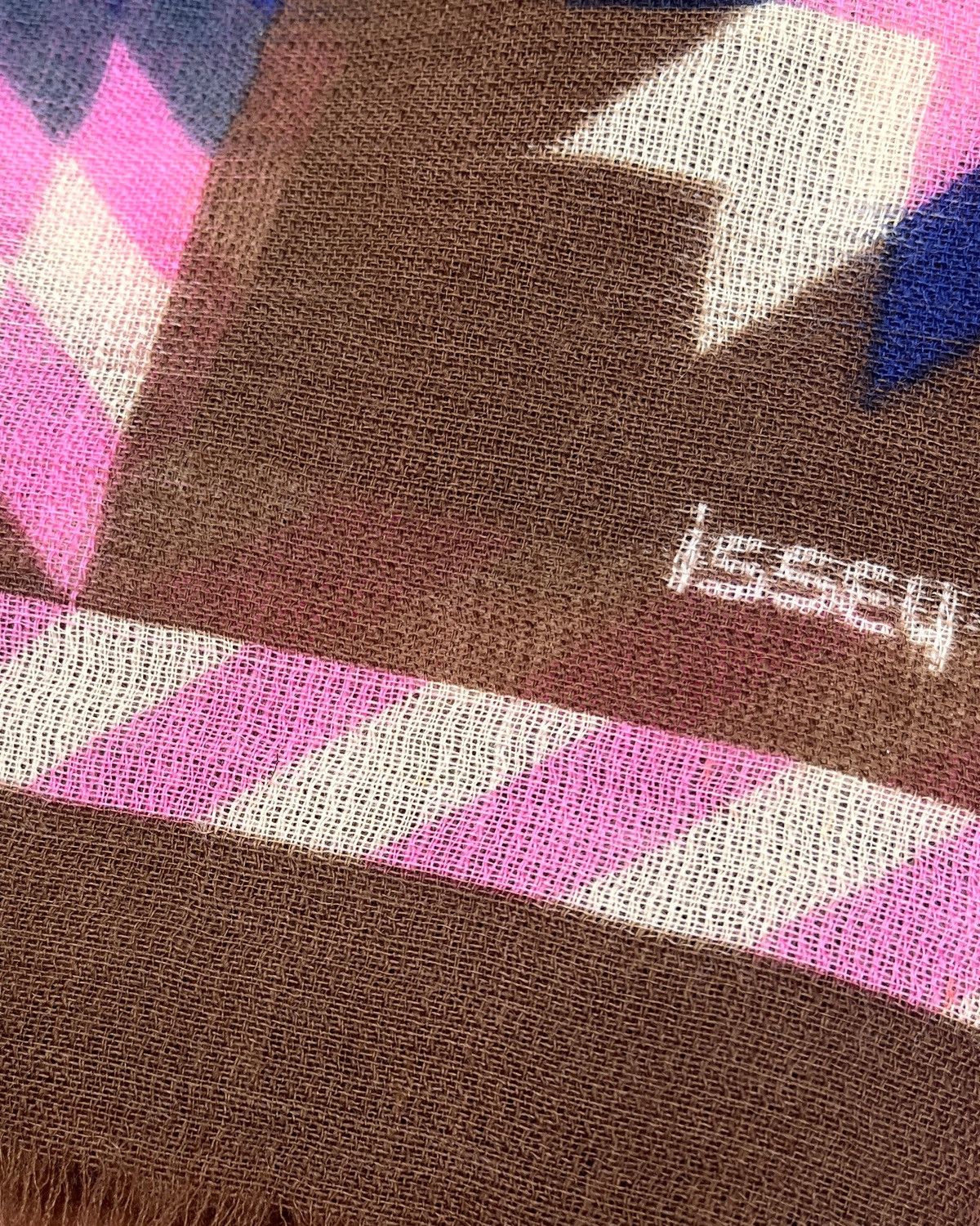 Issey Miyake Issey Miyake Geometric Fringe Scarf Size ONE SIZE - 2 Thumbnail