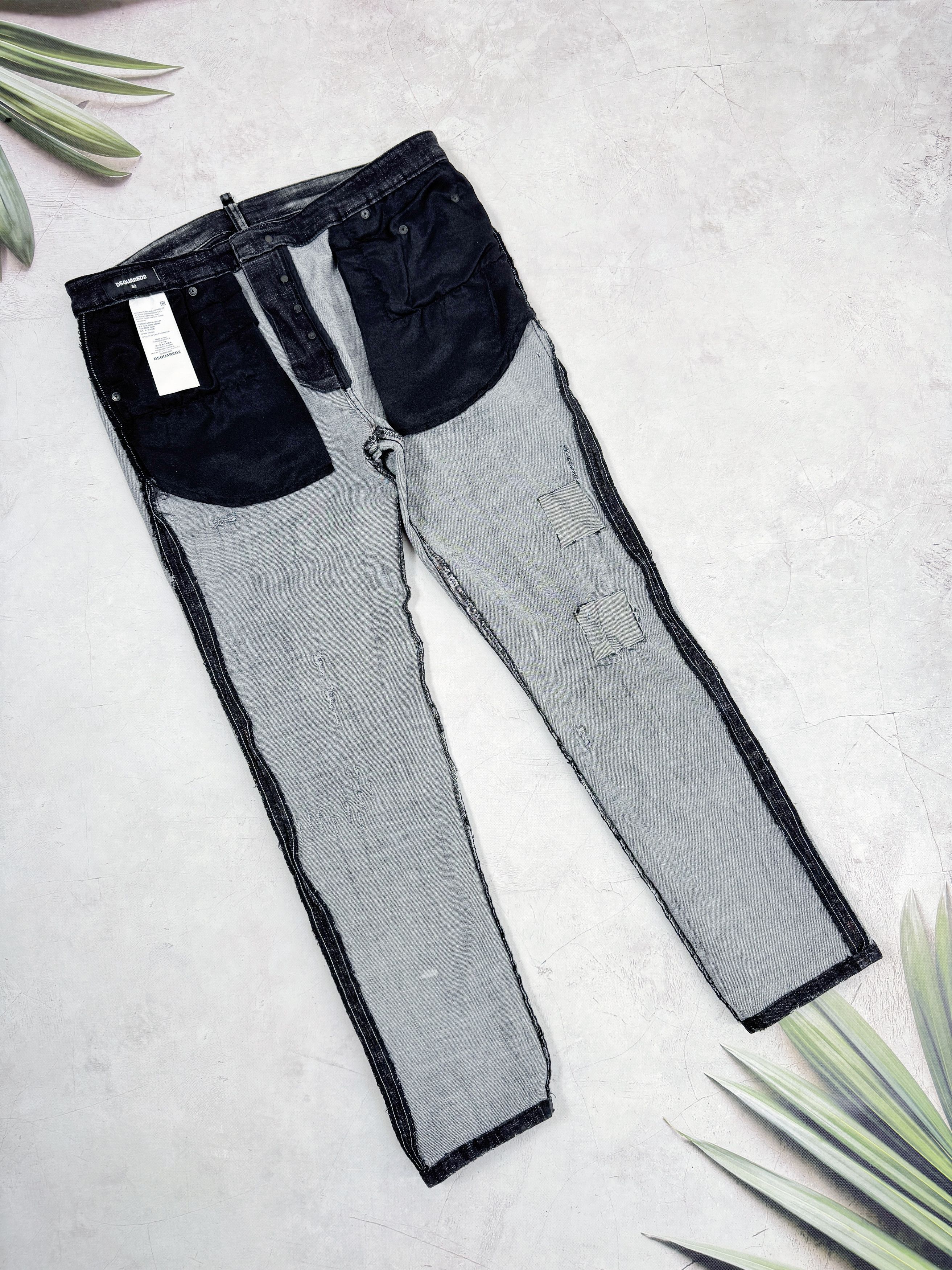 Dsquared2 Dsquared2 Denim Pants Tidy Biker Jeans Distressed Black Size US 36 / EU 52 - 18 Thumbnail