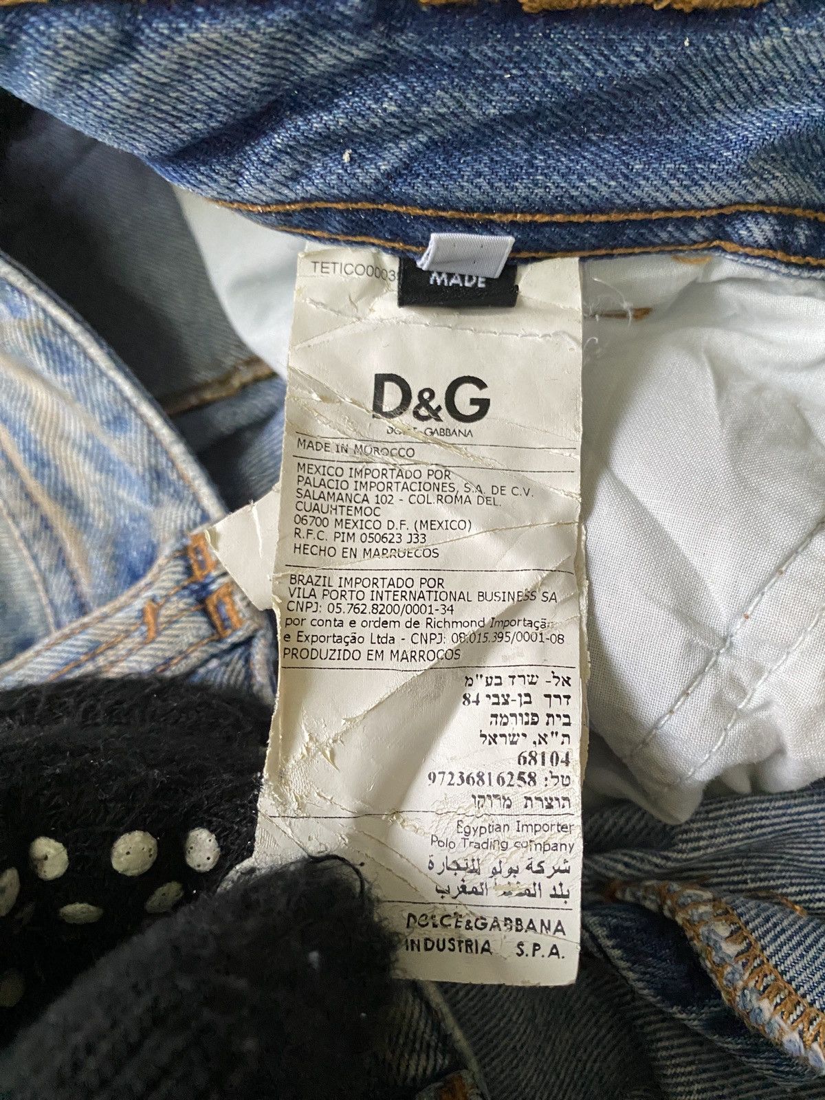 Dolce & Gabbana Dolce & Gabbana Distressed Rusty Denim Size US 34 / EU 50 - 23 Thumbnail
