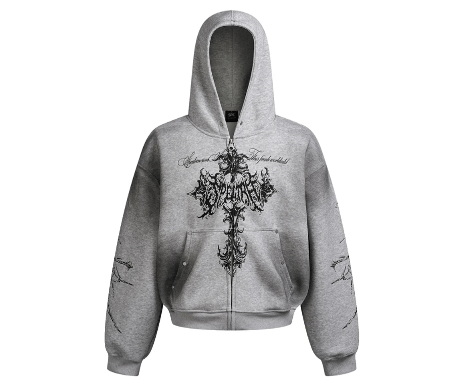 Japanese Brand Cross Graphic Hoodies Size US S / EU 44-46 / 1 - 1 Thumbnail