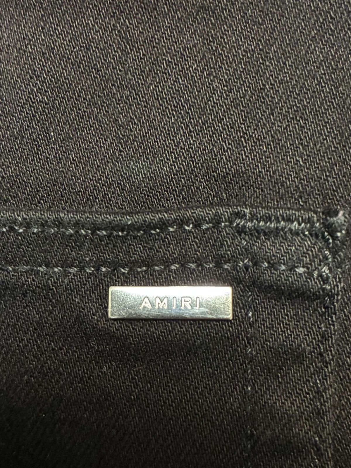 Amiri Amiri MX1 Black Bandana Patch Denim Size US 34 / EU 50 - 7 Thumbnail