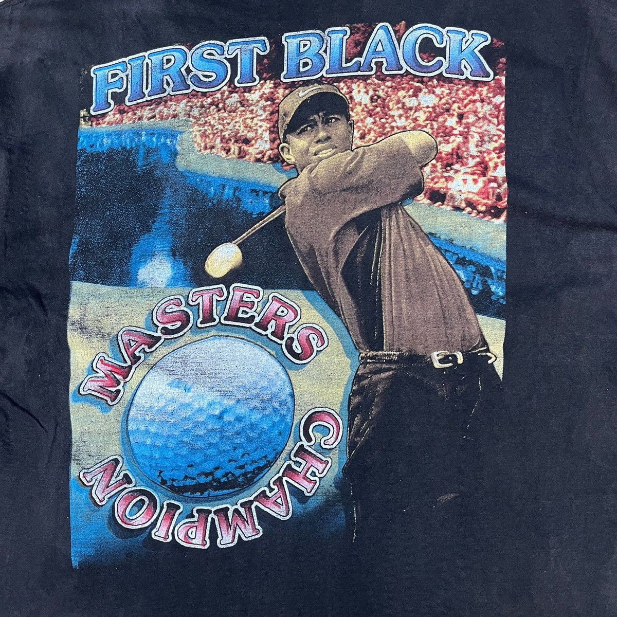 Vintage Rap tee tiger woods Size US XL / EU 56 / 4 - 4 Thumbnail