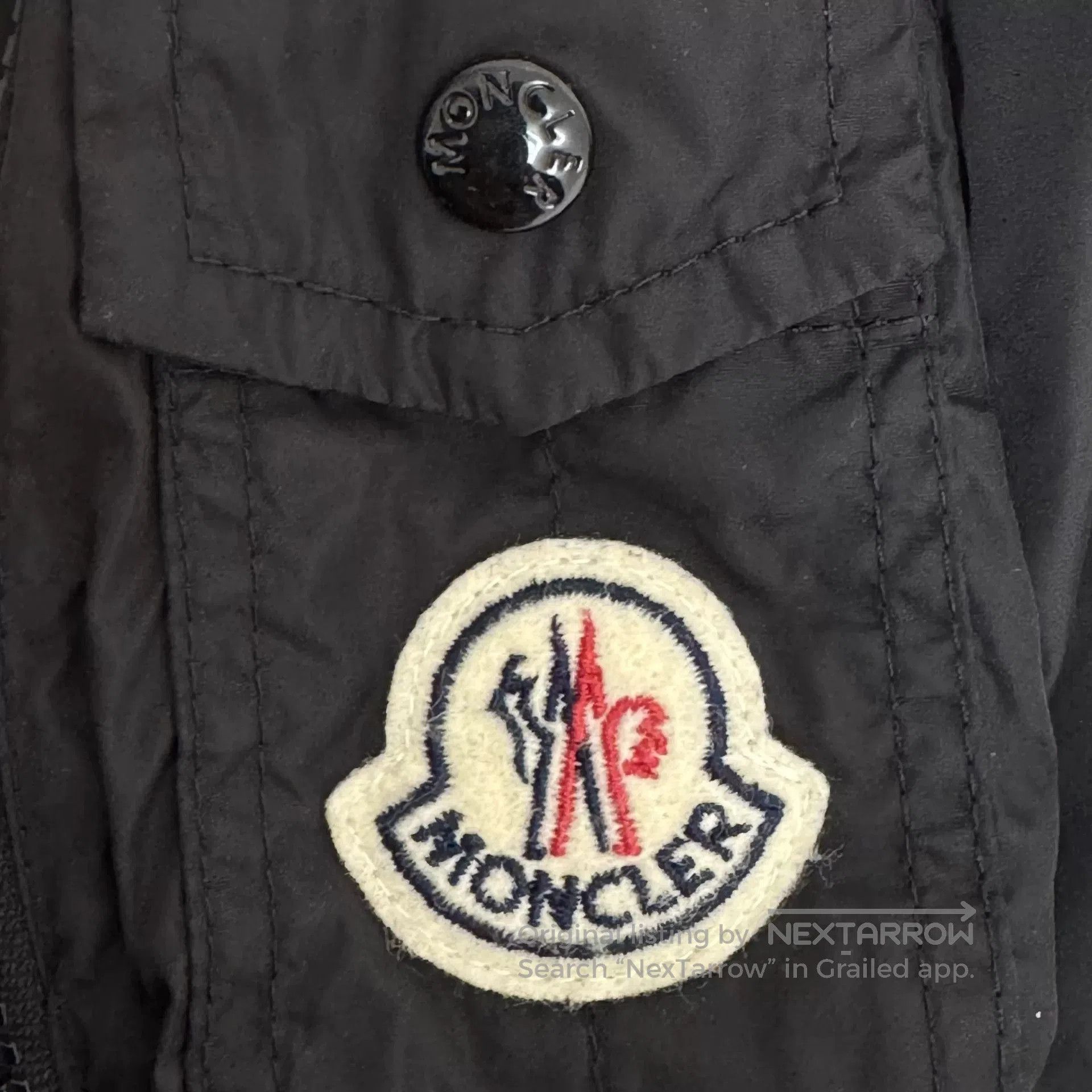 Moncler Moncler Black Logo Zip Jacket Size 2. Size US M / EU 48-50 / 2 - 5 Thumbnail
