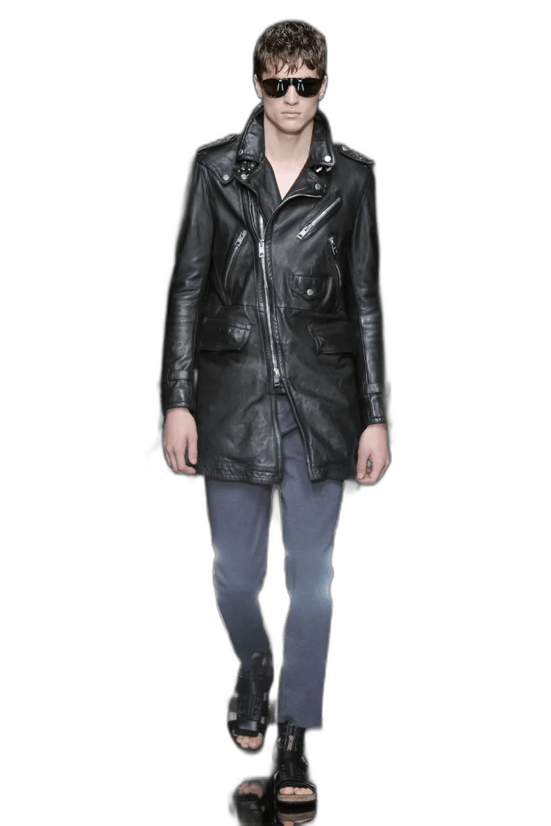 Burberry Burberry Prorsum Leather Coat Size US M / EU 48-50 / 2 - 1 Thumbnail