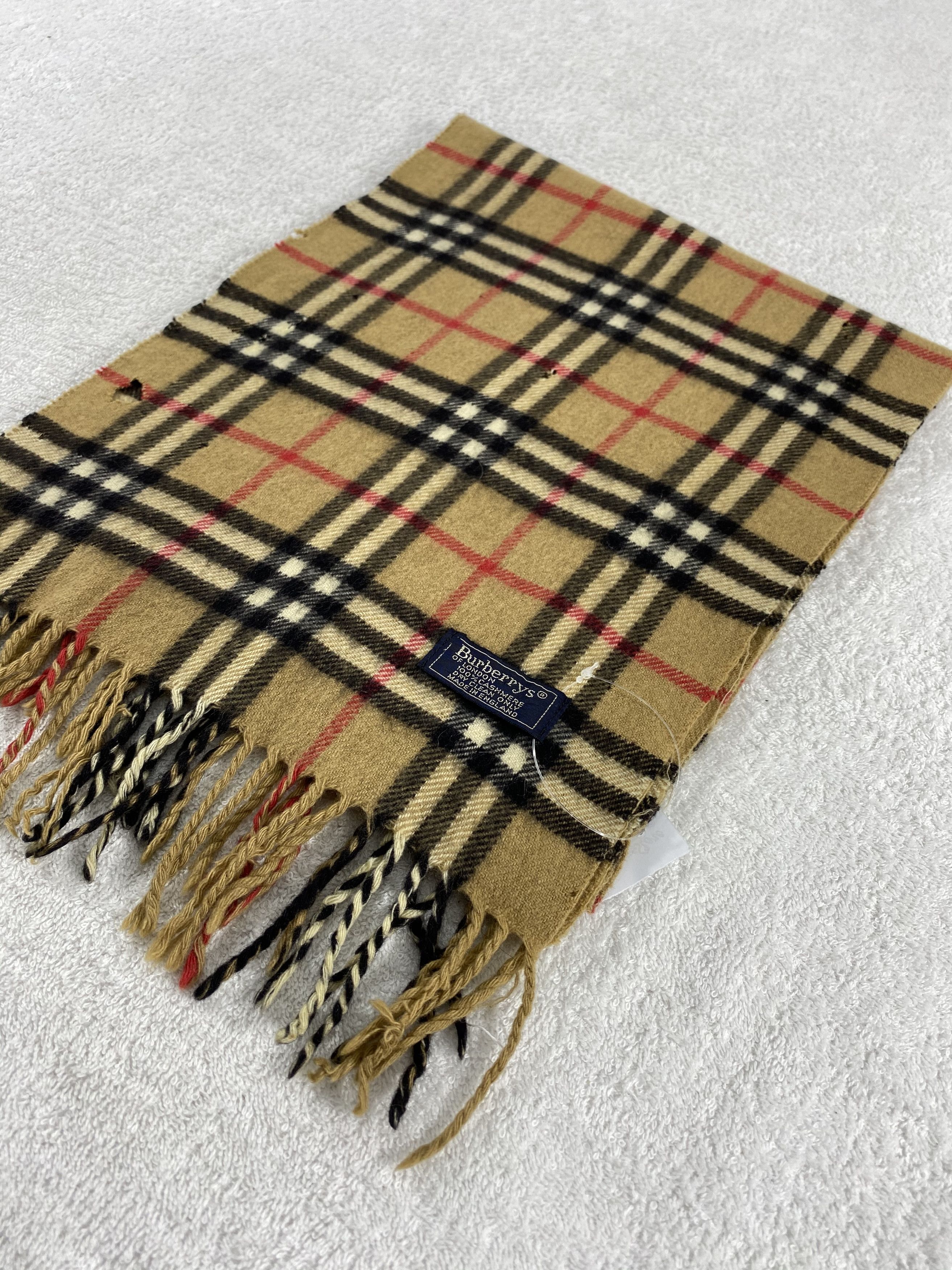 Burberry Vintage Burberry Scarf/Muffler/Neckwear MF710 Size ONE SIZE - 3 Thumbnail