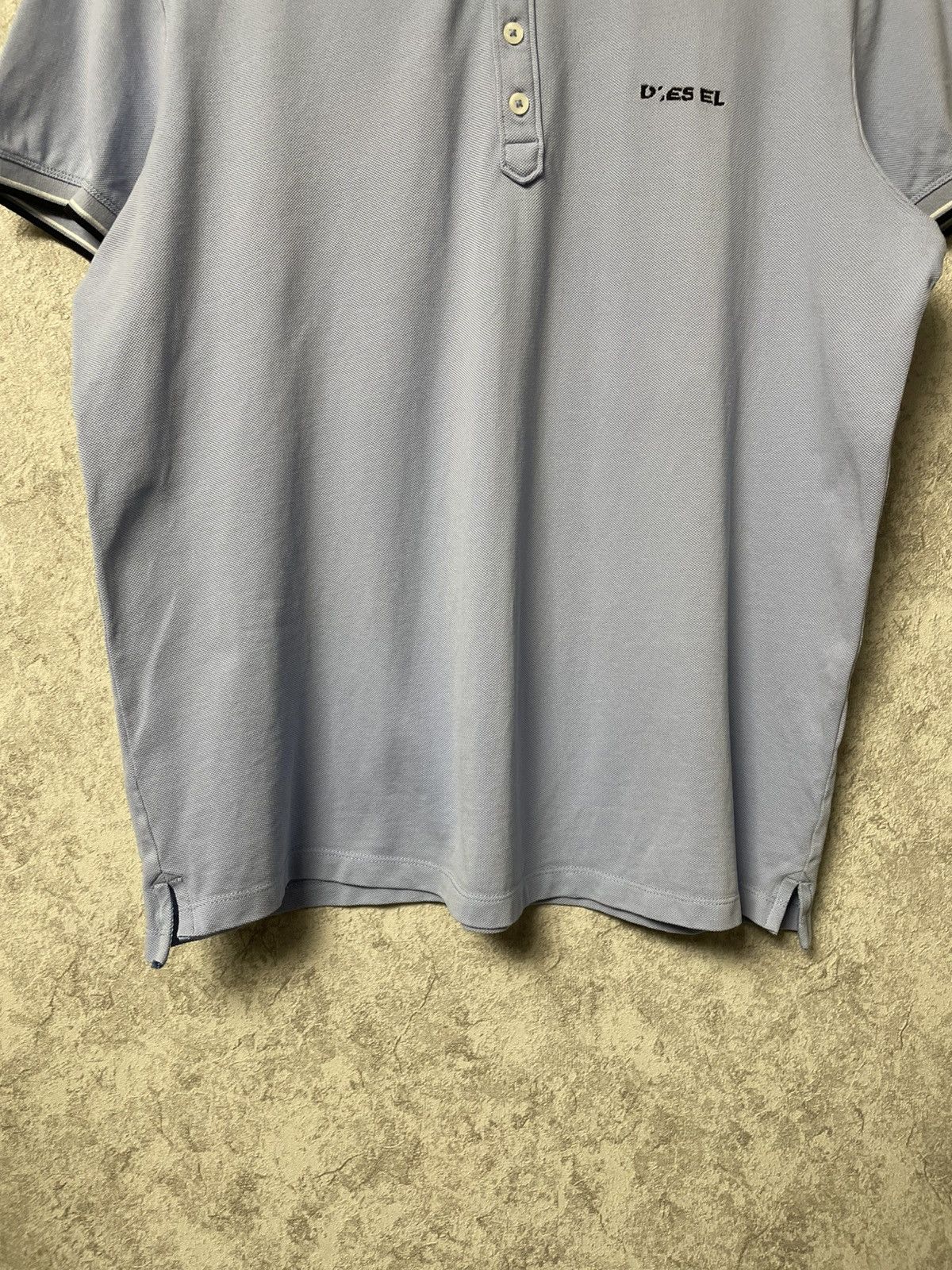 Diesel Diesel Blue Polo Shirt Y2K Size US XL / EU 56 / 4 - 3 Thumbnail