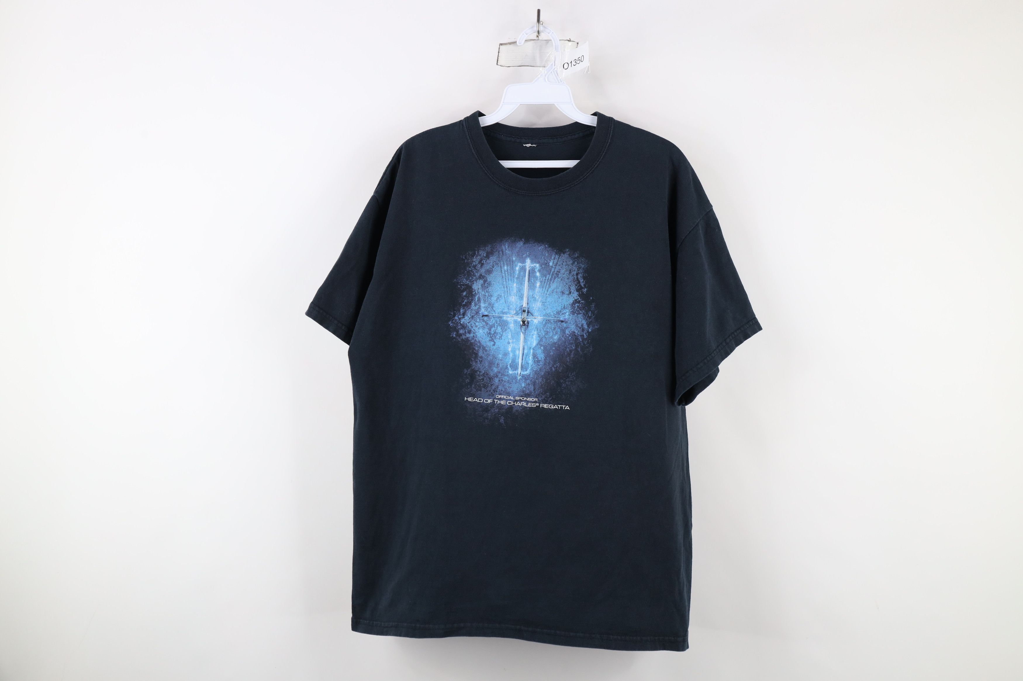 Vintage Vintage Y2K Car Head of the Charles Regatta Rowing T-Shirt Size US L / EU 52-54 / 3 - 1 Thumbnail