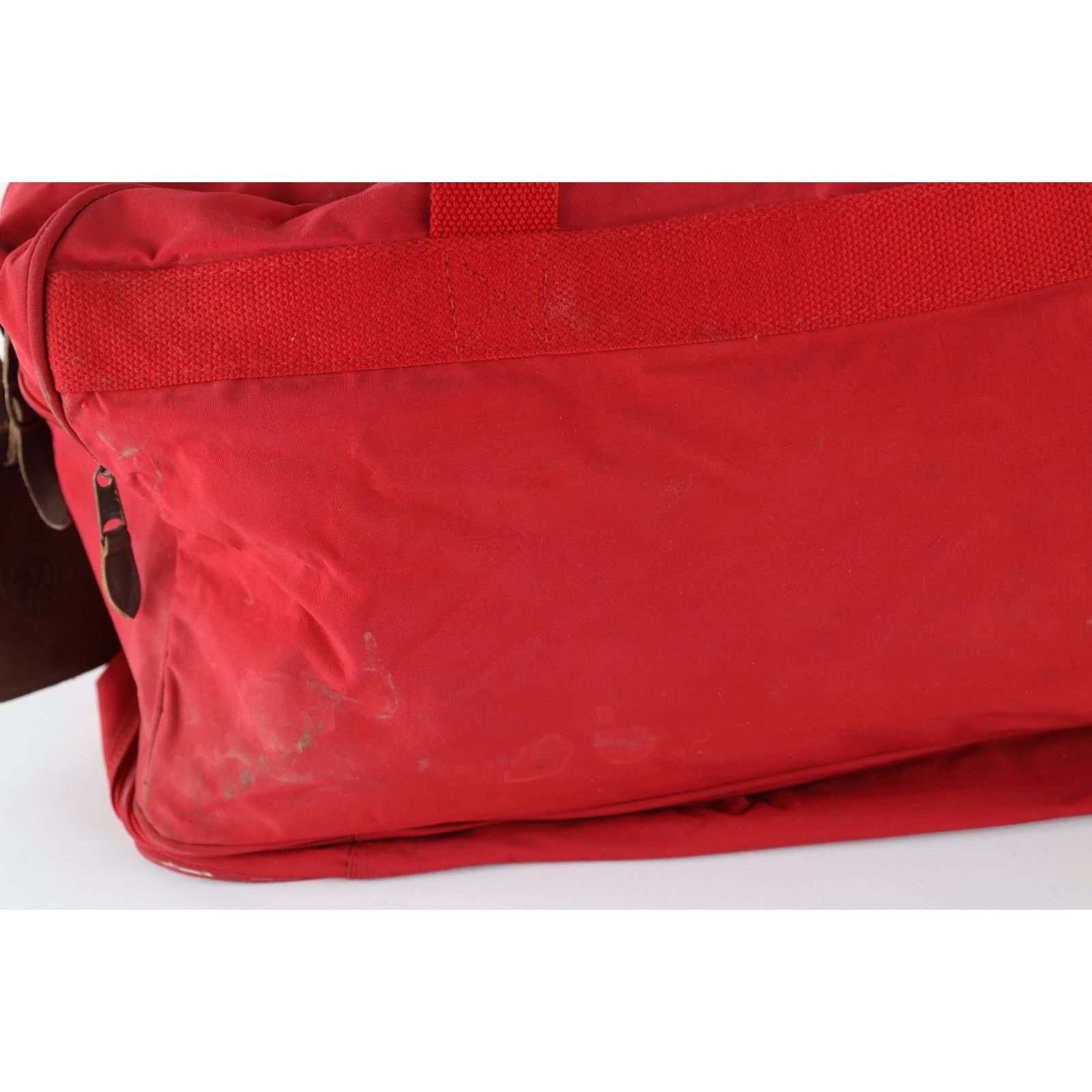 Marlboro Vintage 90s Marlboro Distressed Spell Out Handled Duffel Bag Size ONE SIZE - 10 Thumbnail