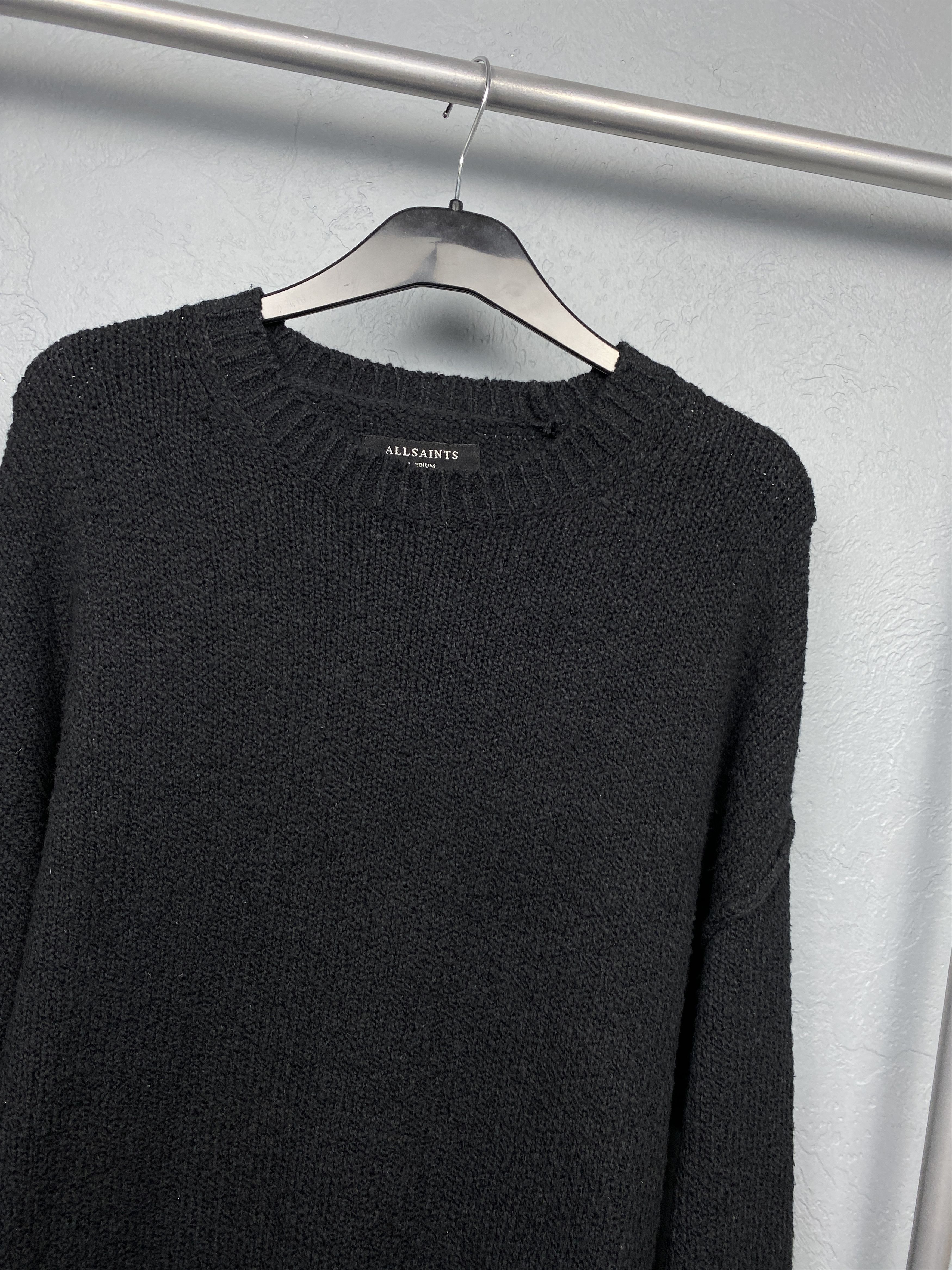 Allsaints Allsaints Mens Edge Crew Neck Knit Oversized Sweater Size US M / EU 48-50 / 2 - 2 Thumbnail