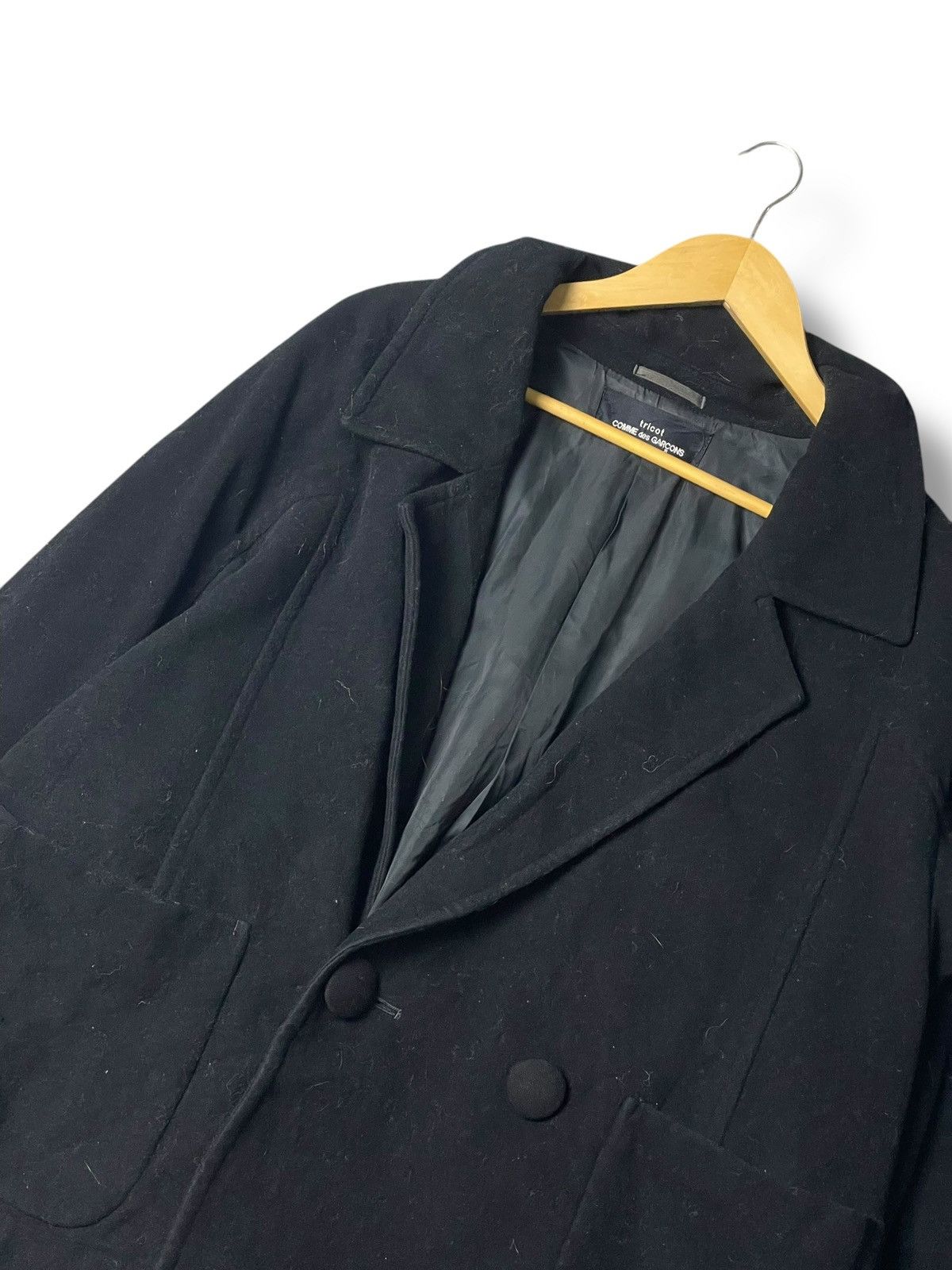 Comme des Garcons Vintage COMME DES GARCONS Wool Coat (99) Size US M / EU 48-50 / 2 - 2 Thumbnail