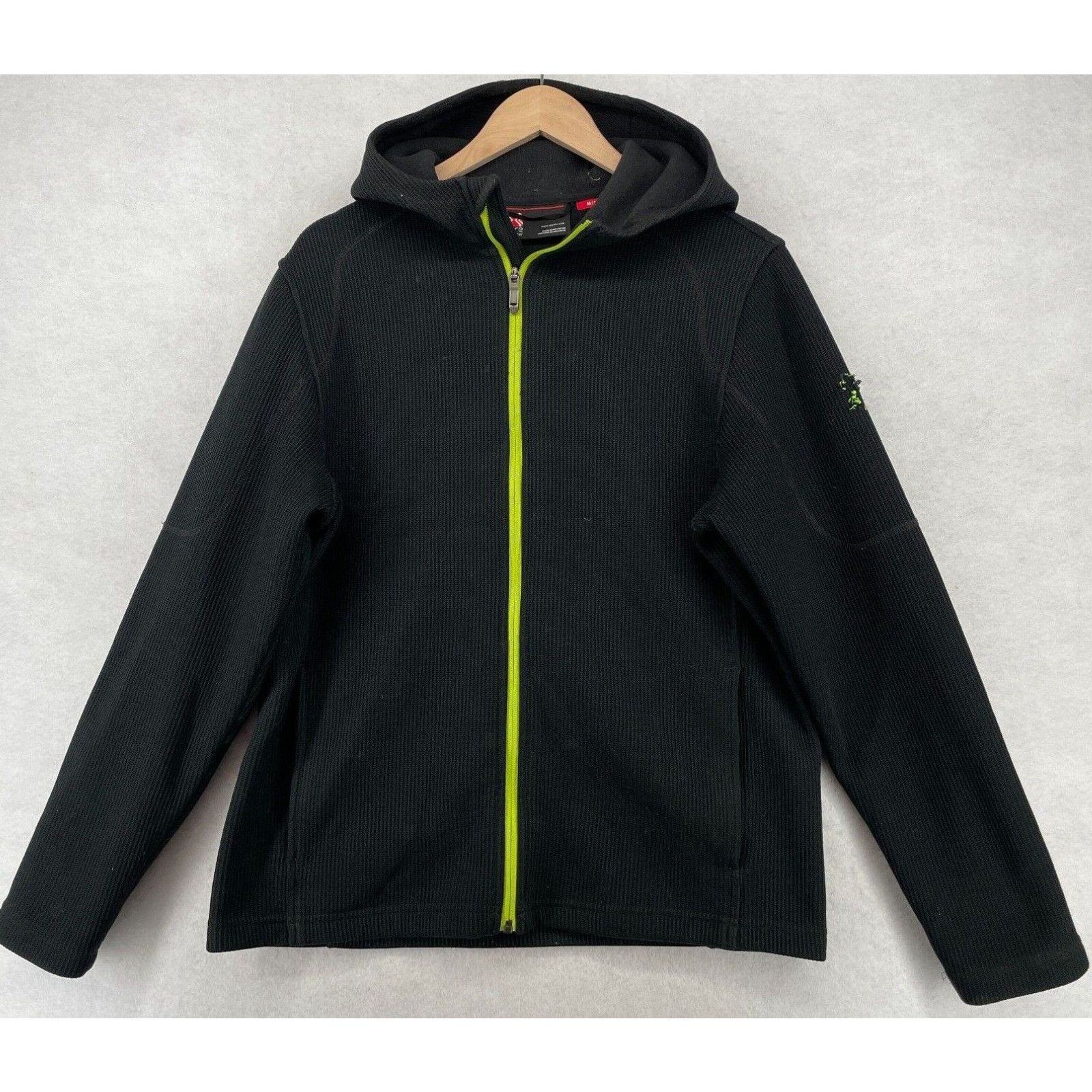 Spyder Men's Boundless Half Zip Hooded Sweater Mid-layer Size M, NWT