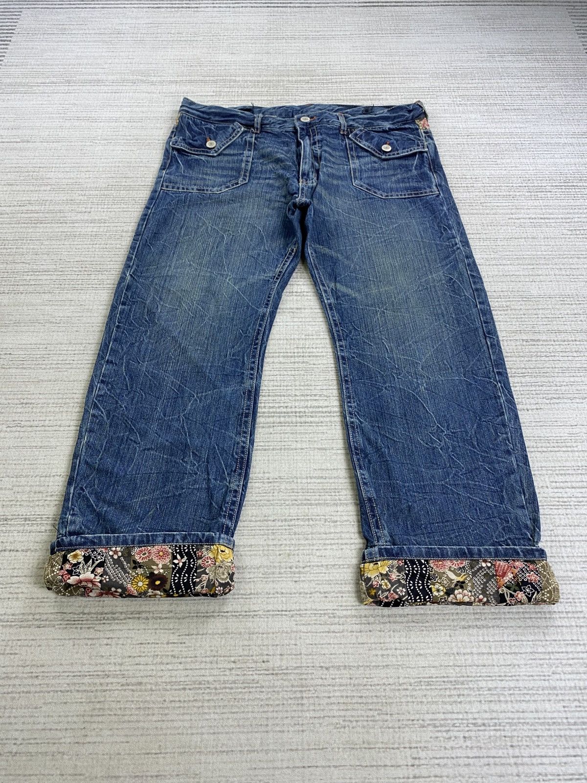 If Six Was Nine × Japanese Brand × Vintage Vintage Japanese Brand Rare Design Denim Pants Size US 39 - 2 Thumbnail