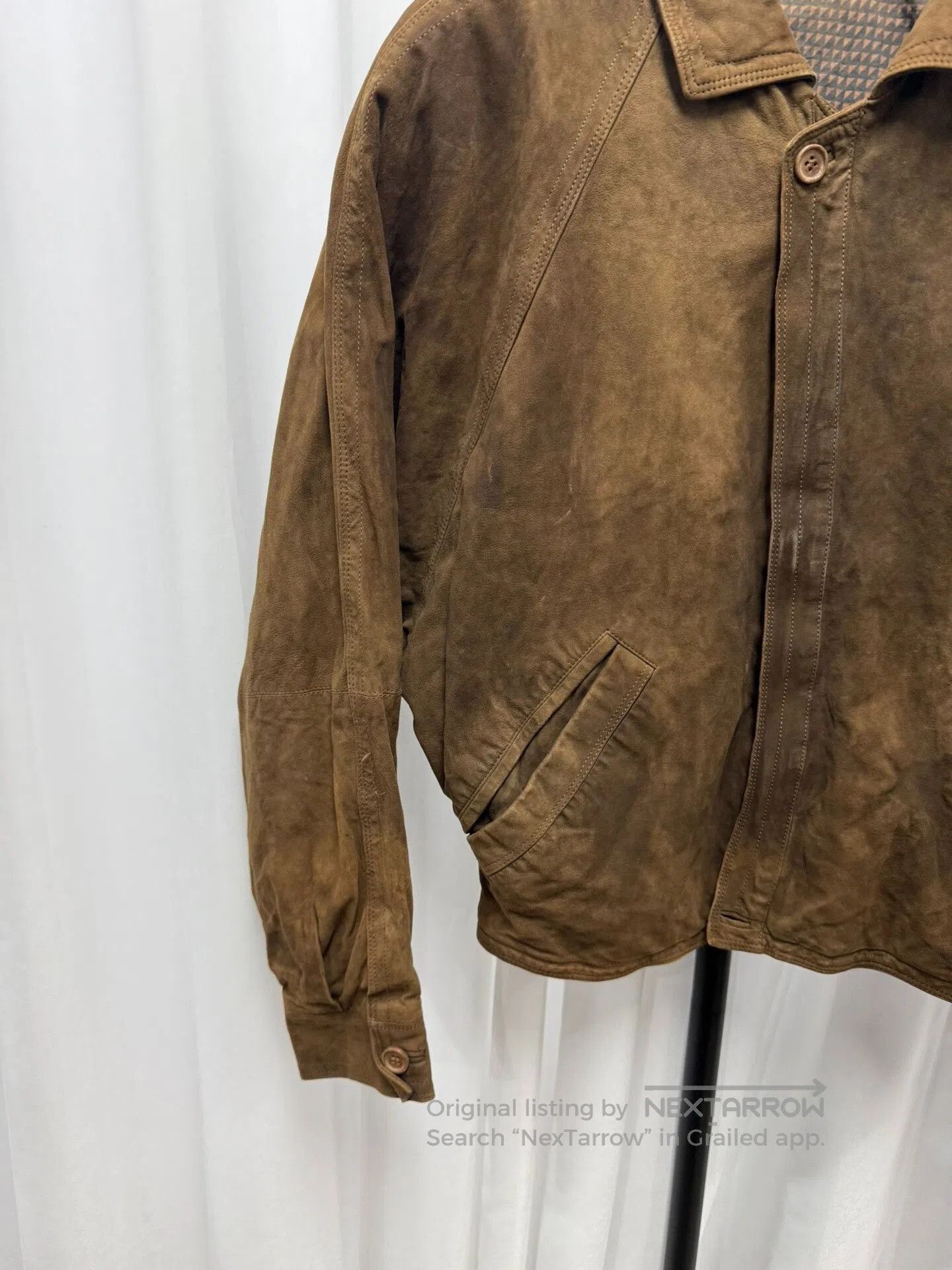 Dries Van Noten Dries van Noten Riri Zip Suede Jacket. Size US M / EU 48-50 / 2 - 3 Thumbnail