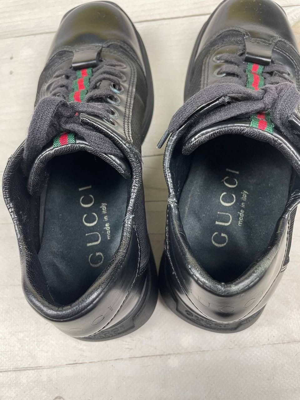 Gucci Vintage Gucci Leather Sneakers GG Size US 5.5 / IT 35.5 - 13 Thumbnail
