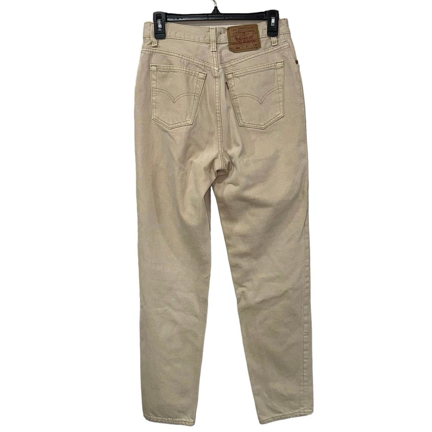 Levi's Vintage Levi’s Beige Button Fly 1994 Denim Jeans Size 28" / US 6 / IT 42 - 2 Thumbnail