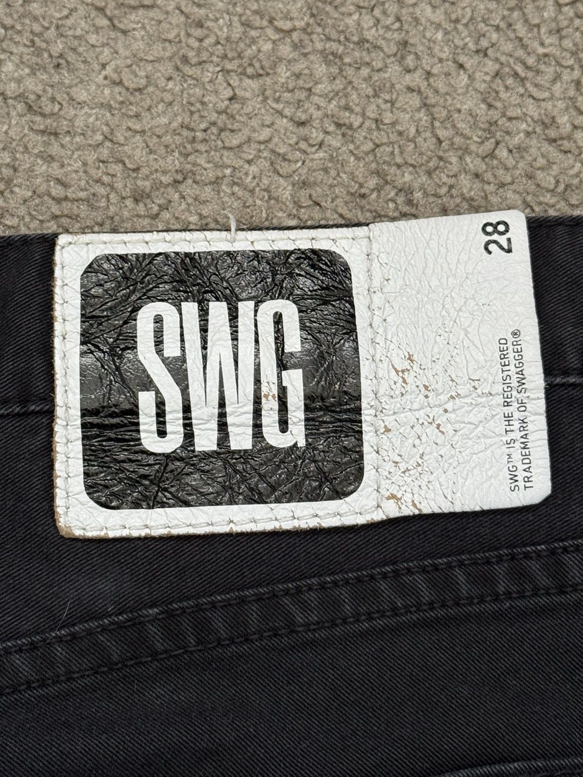 Swagger Swagger Knee Slit Skinny Black Denim Jeans Size US 28 / EU 44 - 10 Thumbnail