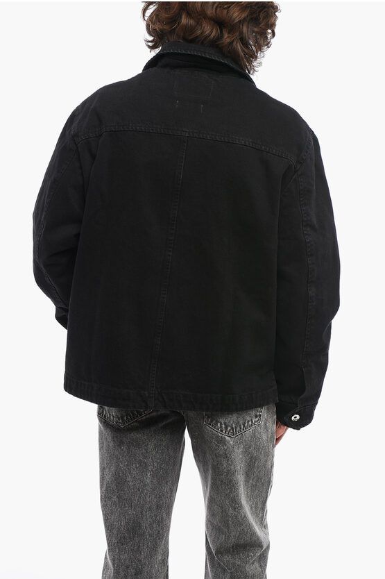 1989 STUDIO o1y0525 Denim Jacket in Black Size US L / EU 52-54 / 3 - 3 Thumbnail