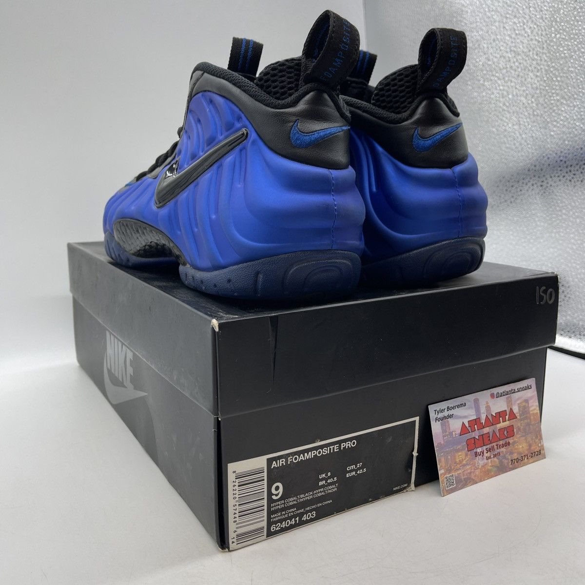 Nike Air foamposite pro hyper cobalt Size US 9 / EU 42 - 4 Thumbnail