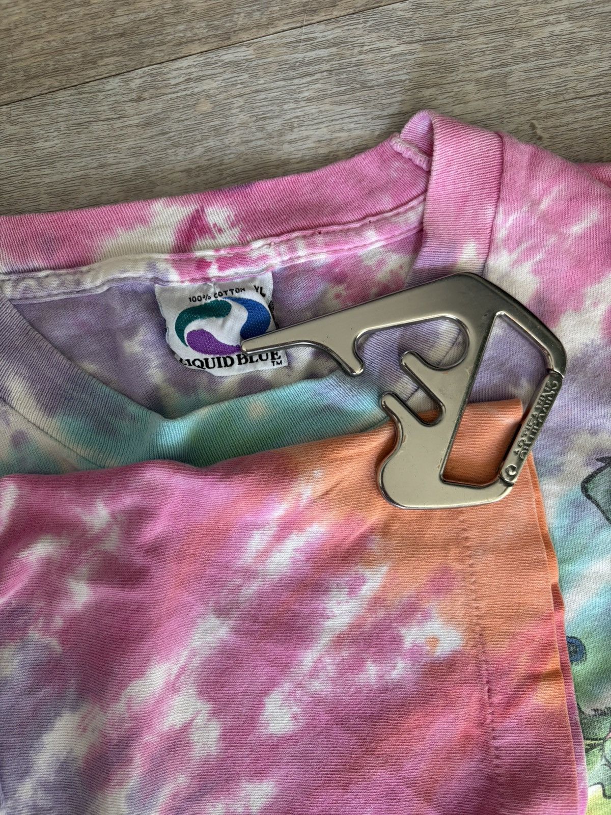 Vintage Vintage 90s Liquid Blue Grateful dead Shirt Size US XL / EU 56 / 4 - 2 Thumbnail
