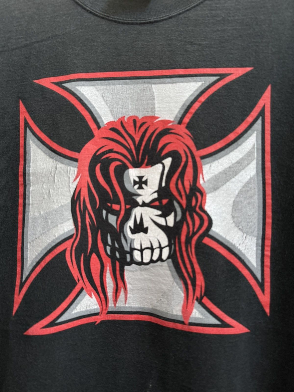 Vintage Vintage Triple H Wrestle Mania T-Shirt Size US L / EU 52-54 / 3 - 2 Thumbnail