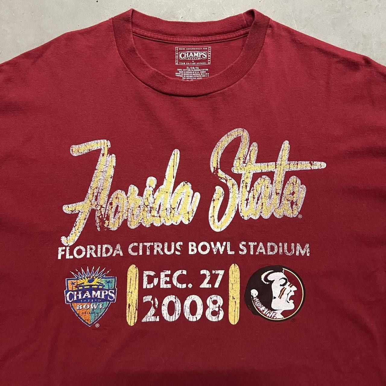 Champs Sport × Vintage Vintage Y2K/2000s Florida State University Seminoles 2008 ! Size US XL / EU 56 / 4 - 4 Thumbnail